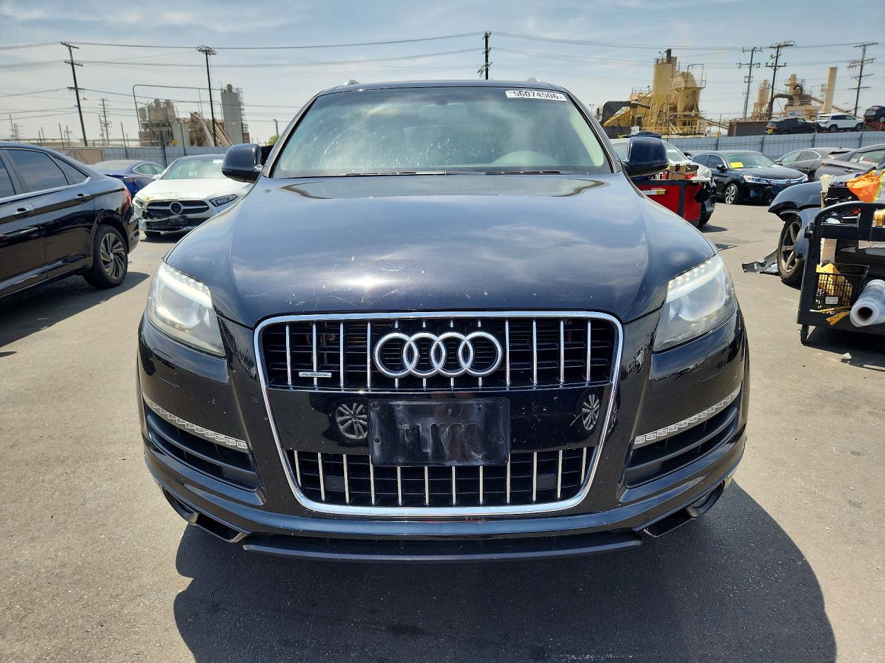 2014 Audi Q7 Premium Plus Black vin: WA1LMAFE2ED014518