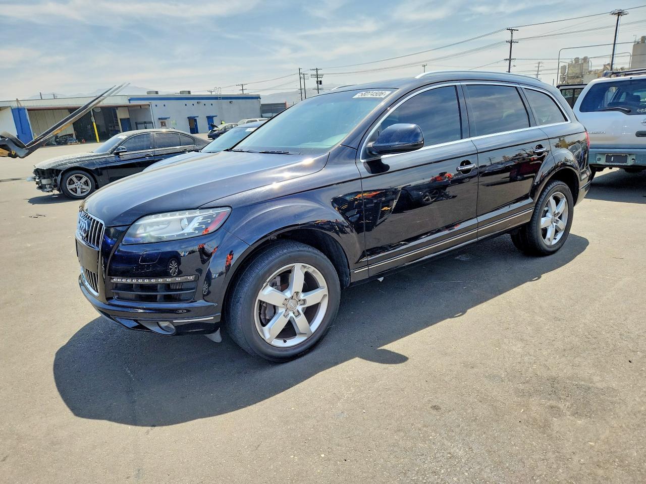 2014 Audi Q7 Premium Plus Black vin: WA1LMAFE2ED014518