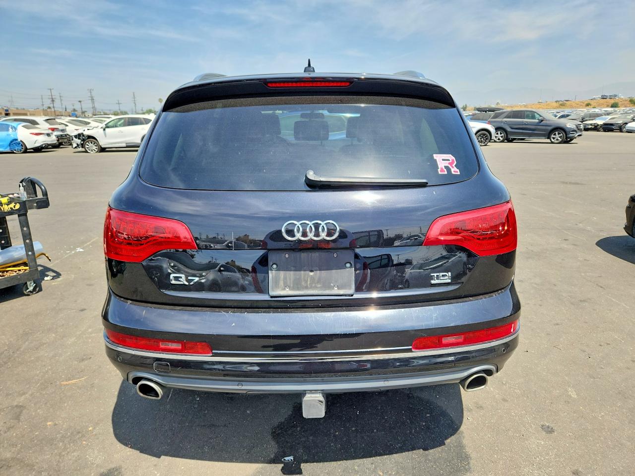 2014 Audi Q7 Premium Plus Black vin: WA1LMAFE2ED014518