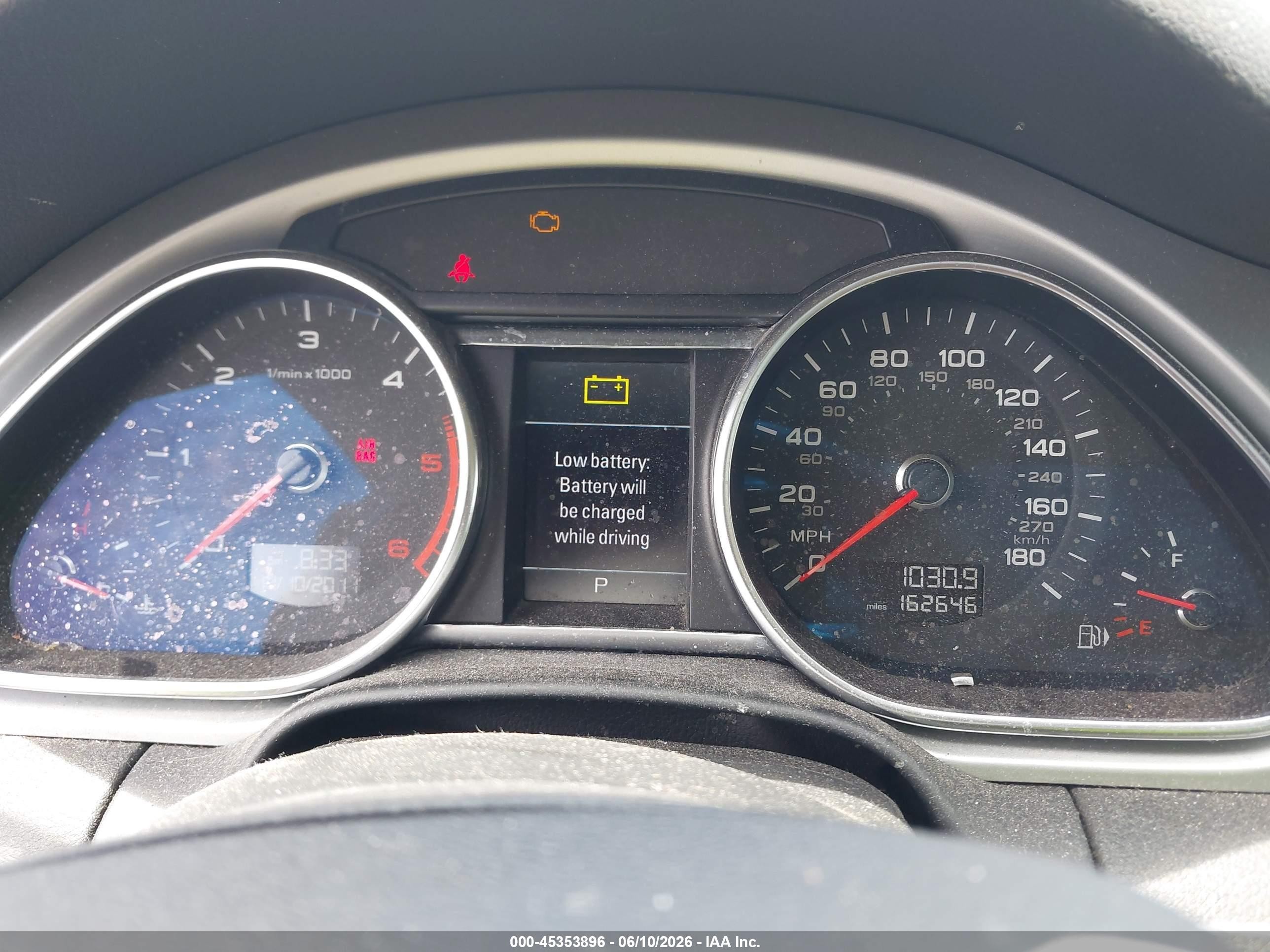 2012 Audi Q7 3.0 Tdi Premium Черный vin: WA1LMAFE3CD003248