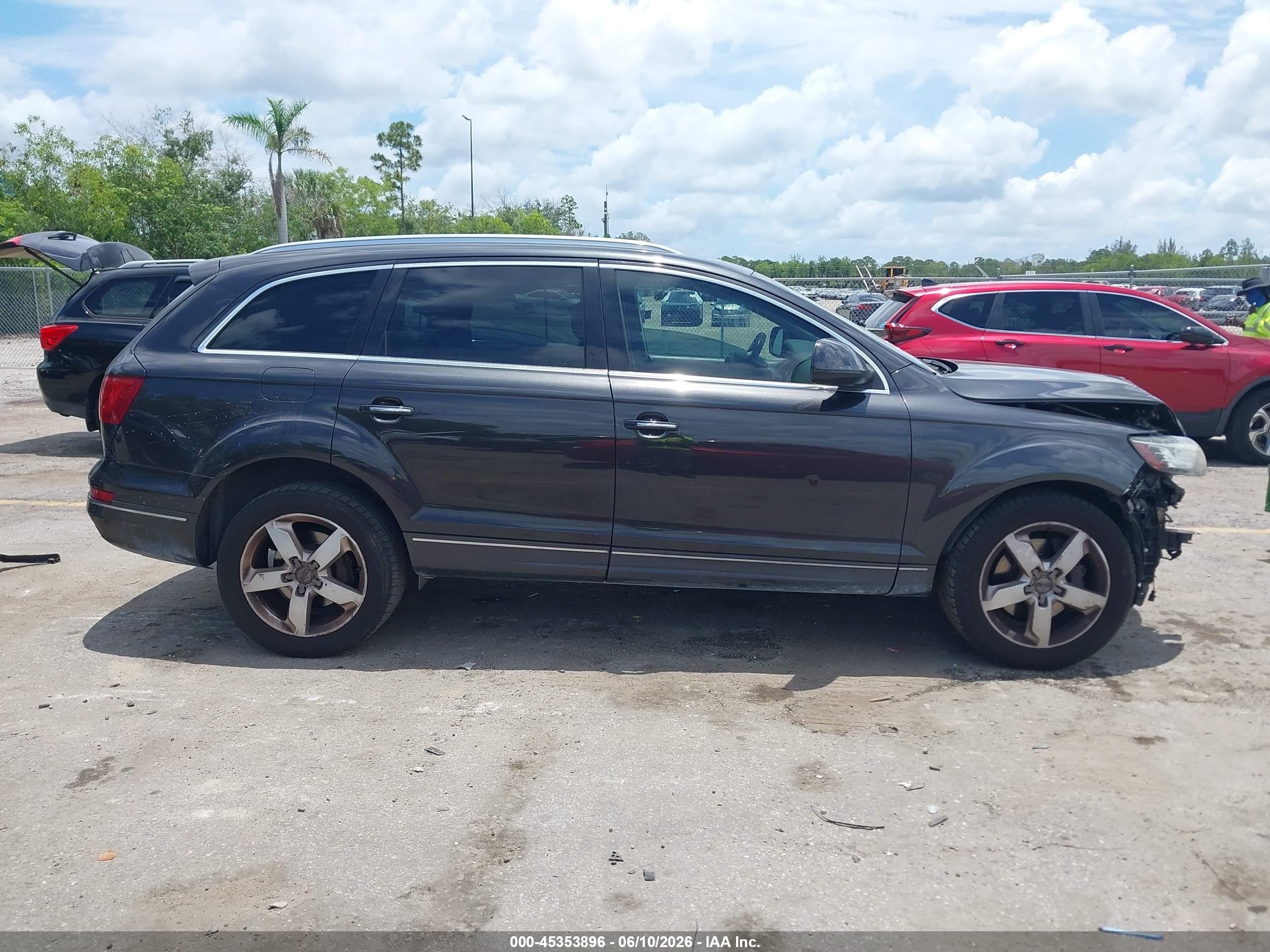2012 Audi Q7 3.0 Tdi Premium Черный vin: WA1LMAFE3CD003248