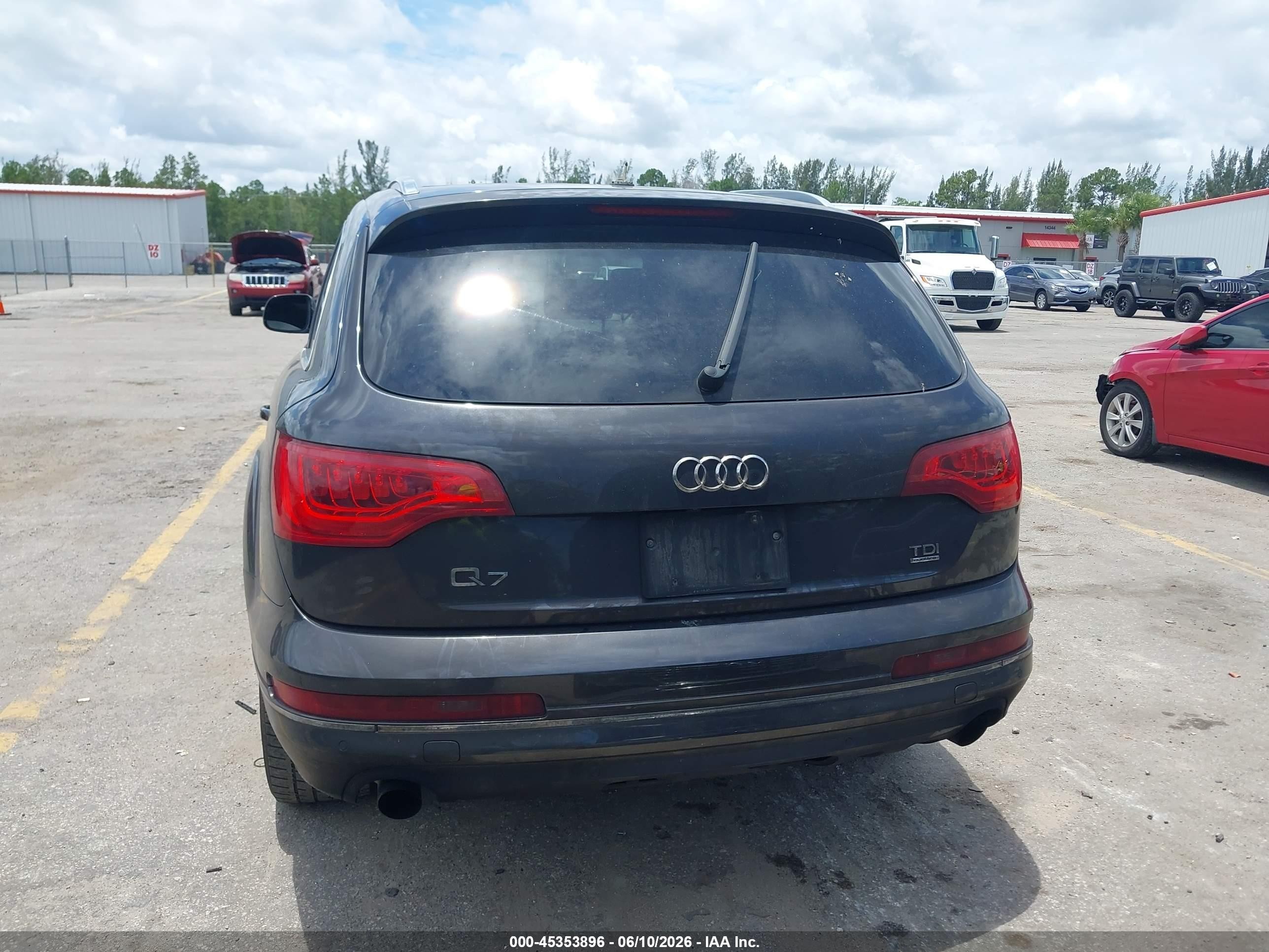 2012 Audi Q7 3.0 Tdi Premium Черный vin: WA1LMAFE3CD003248