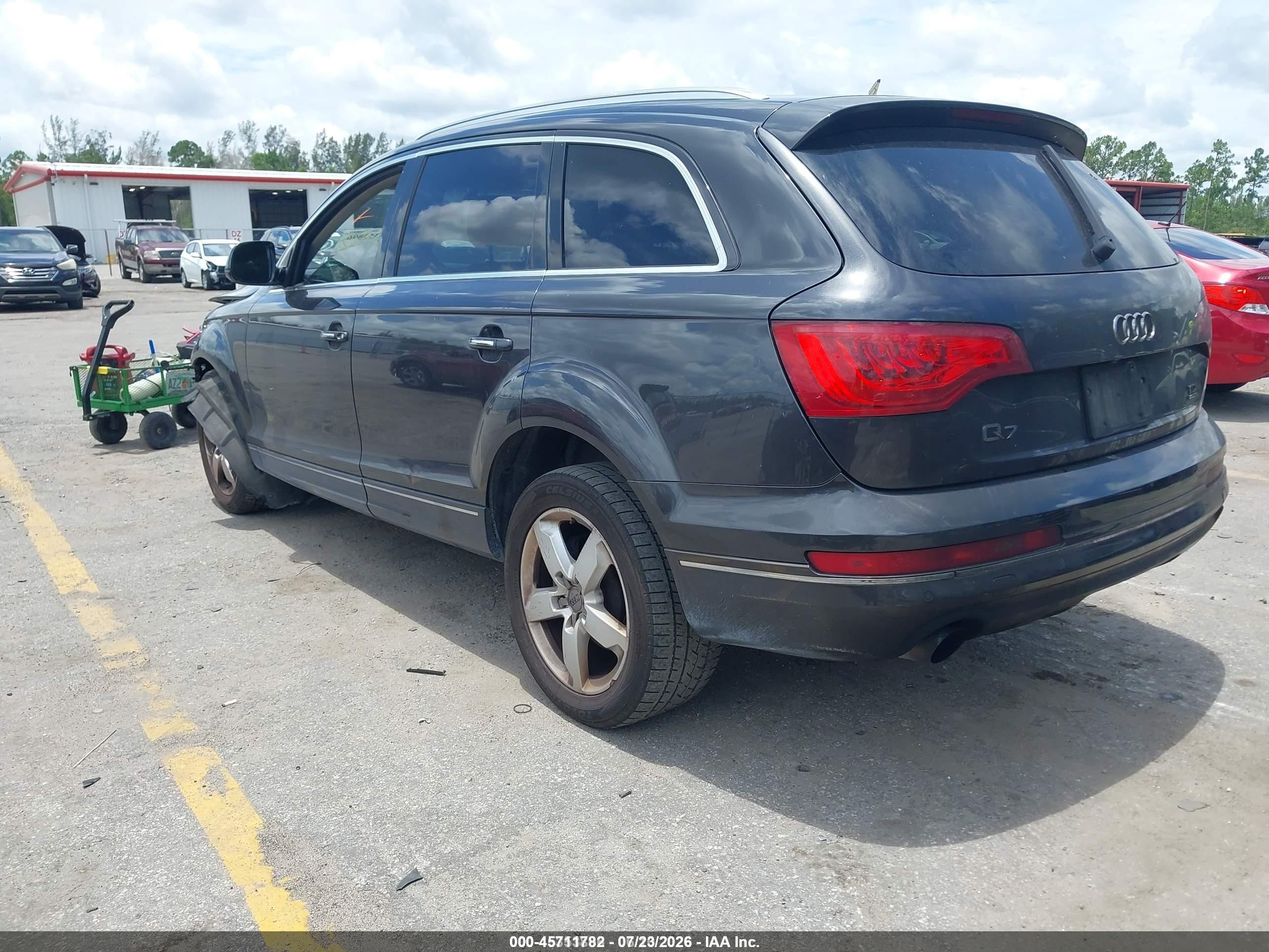 2012 Audi Q7 3.0 Tdi Premium Gray vin: WA1LMAFE3CD003248