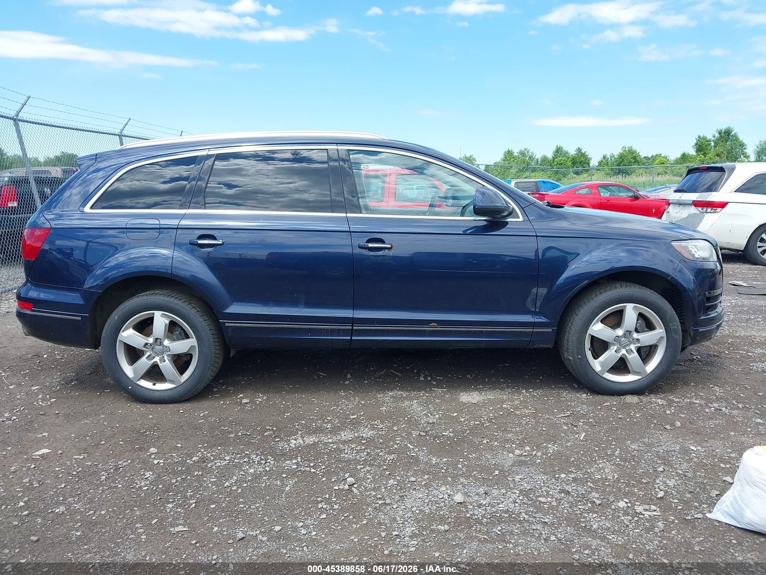 2014 Audi Q7 3.0 Tdi Premium Dark Blue vin: WA1LMAFE3ED004435