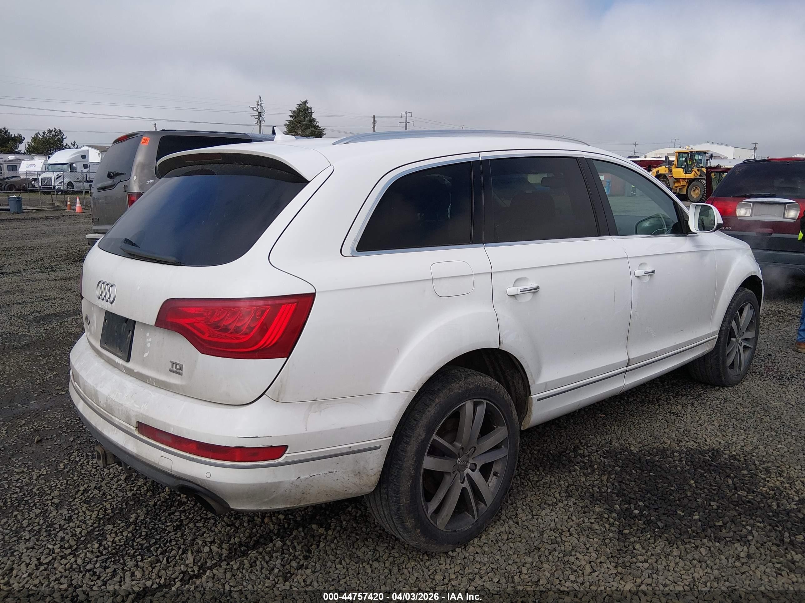 2011 Audi Q7 3.0 Tdi Premium White vin: WA1LMAFE4BD010675
