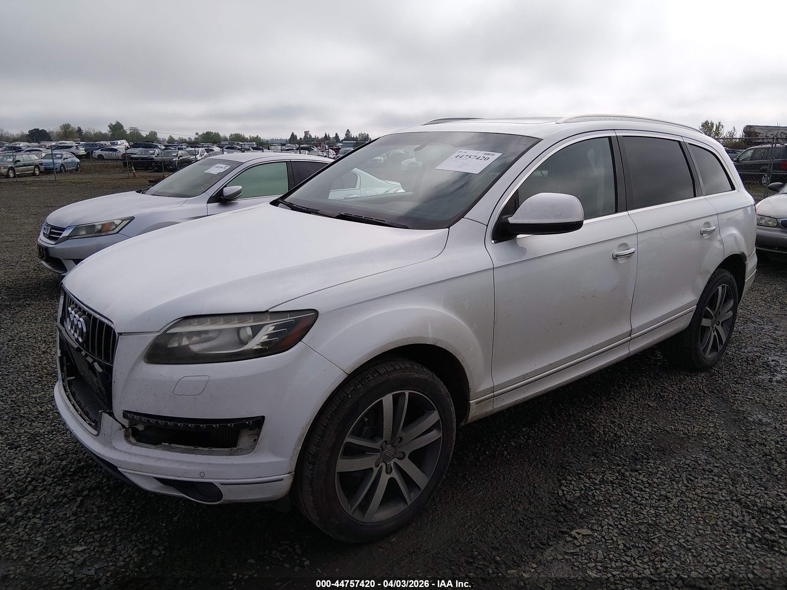 2011 Audi Q7 3.0 Tdi Premium White vin: WA1LMAFE4BD010675