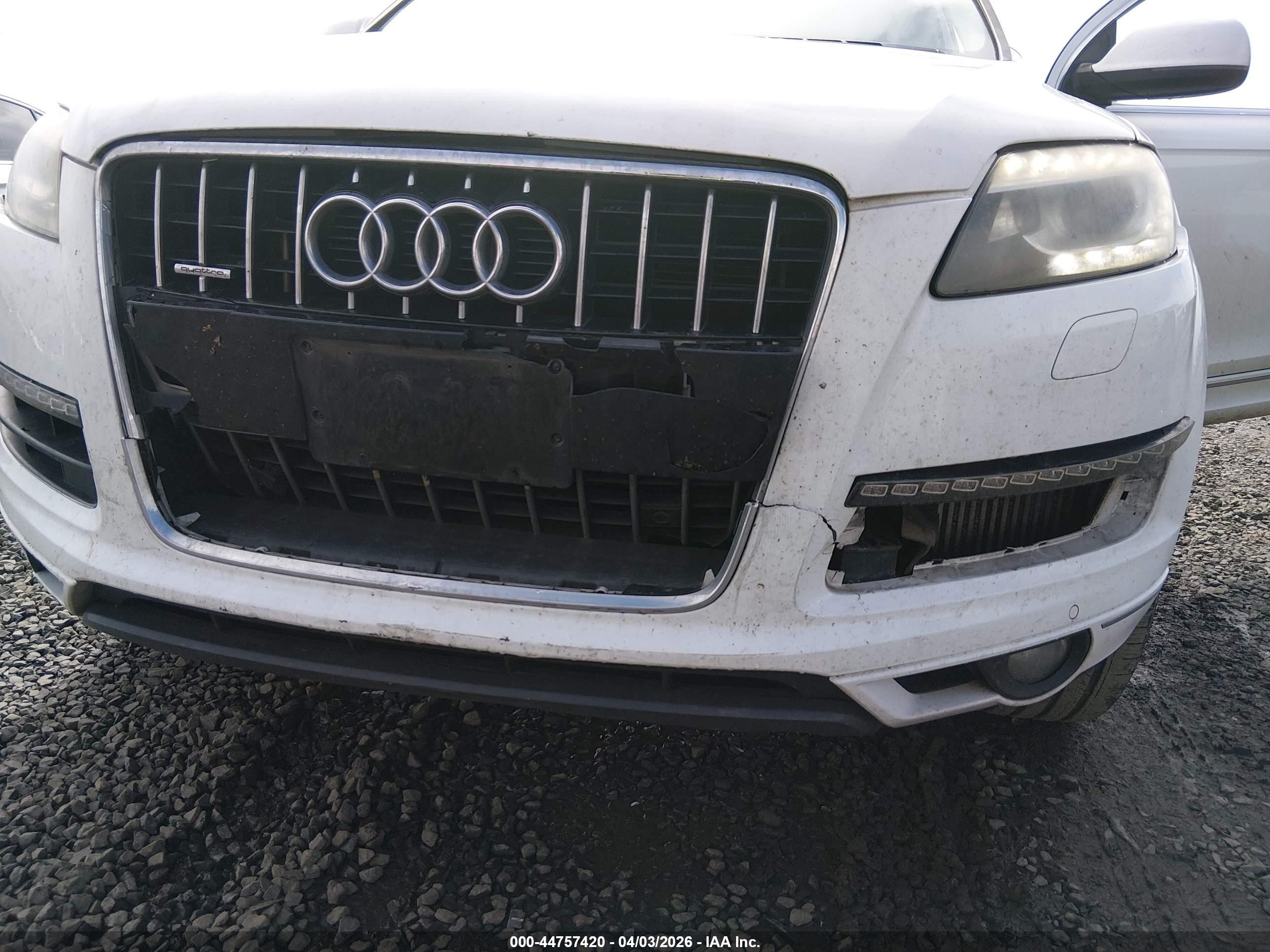 2011 Audi Q7 3.0 Tdi Premium White vin: WA1LMAFE4BD010675