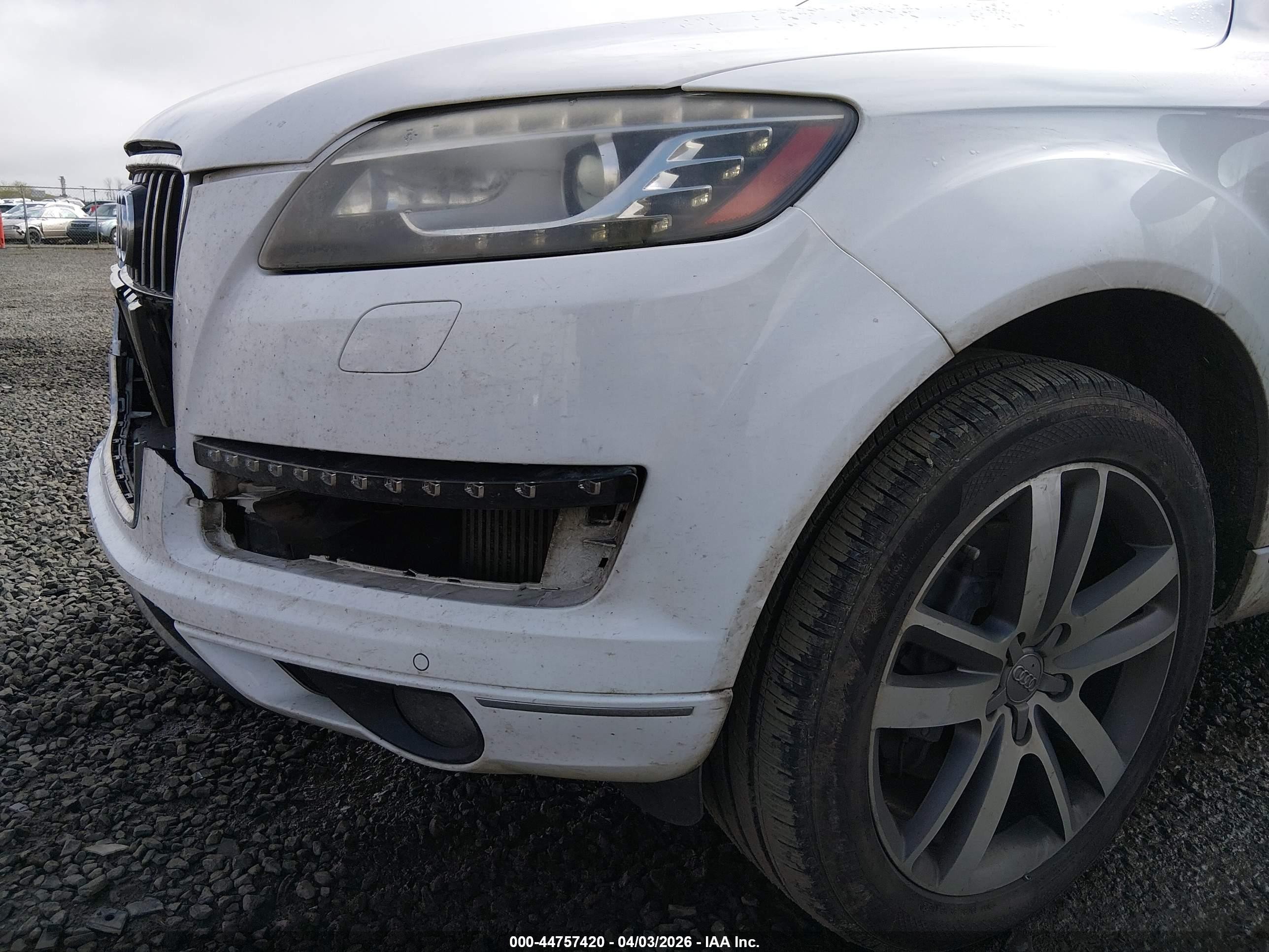 2011 Audi Q7 3.0 Tdi Premium White vin: WA1LMAFE4BD010675