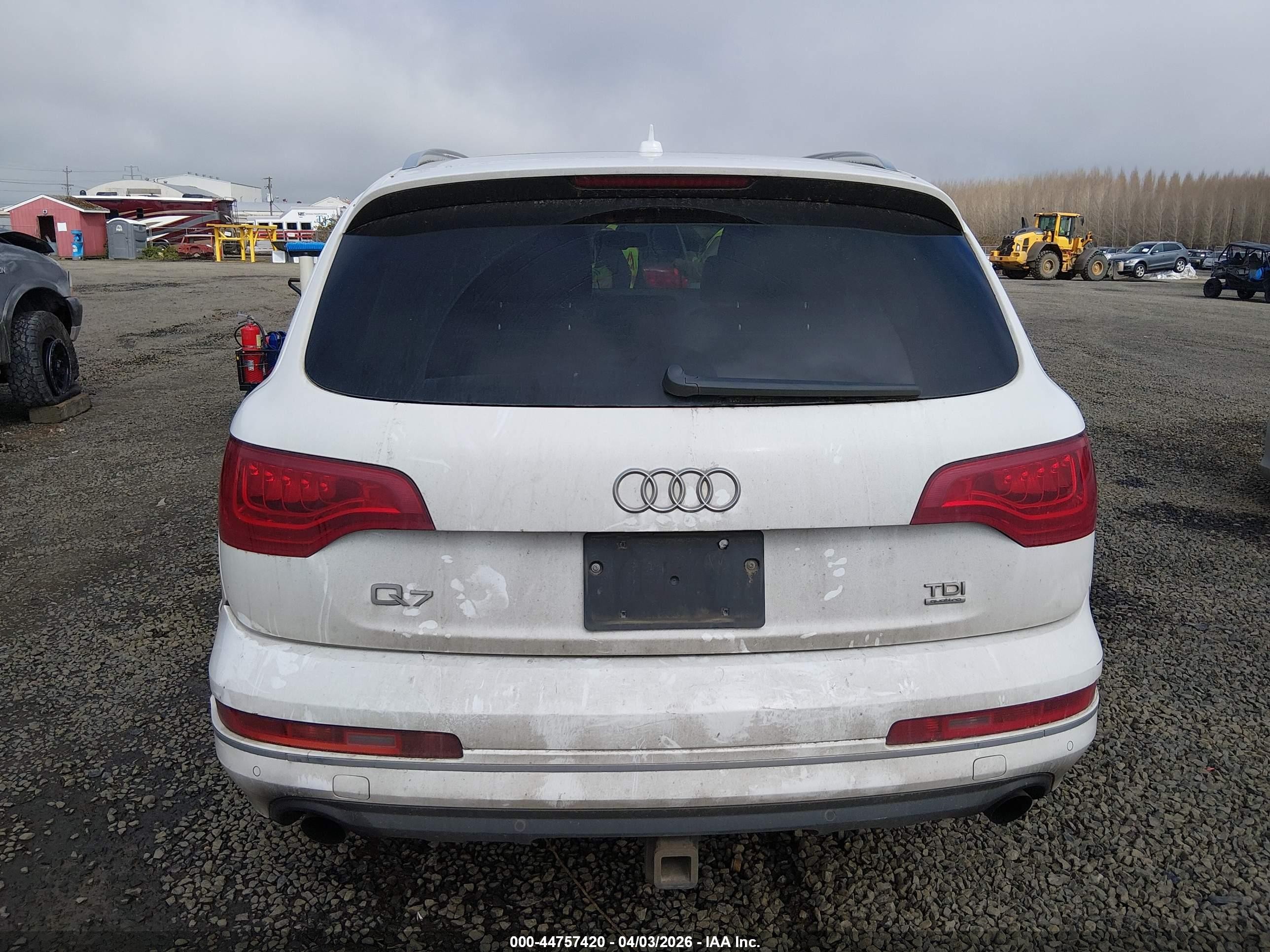 2011 Audi Q7 3.0 Tdi Premium White vin: WA1LMAFE4BD010675