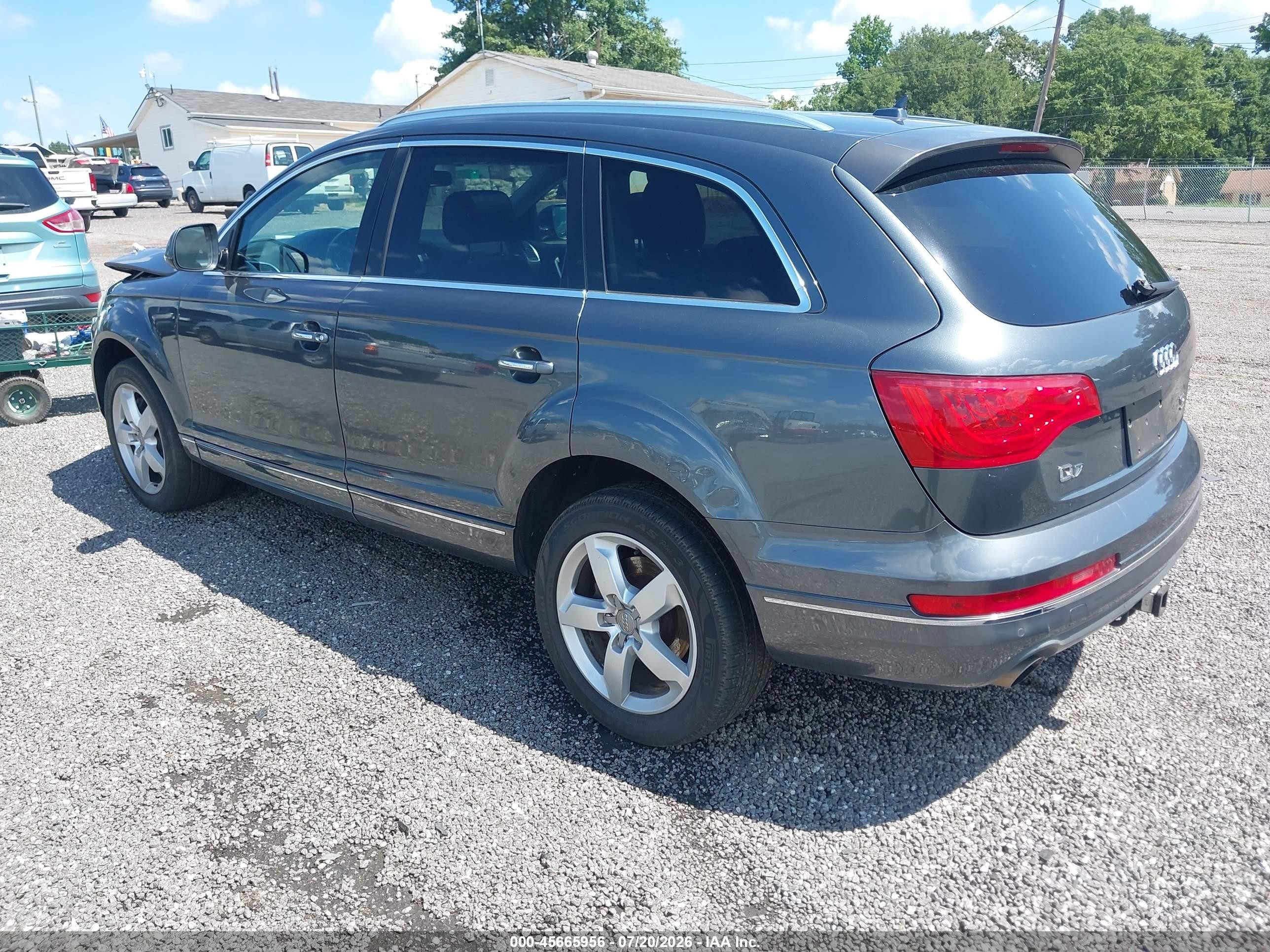 2012 Audi Q7 3.0 Tdi Premium Gray vin: WA1LMAFE4CD007499