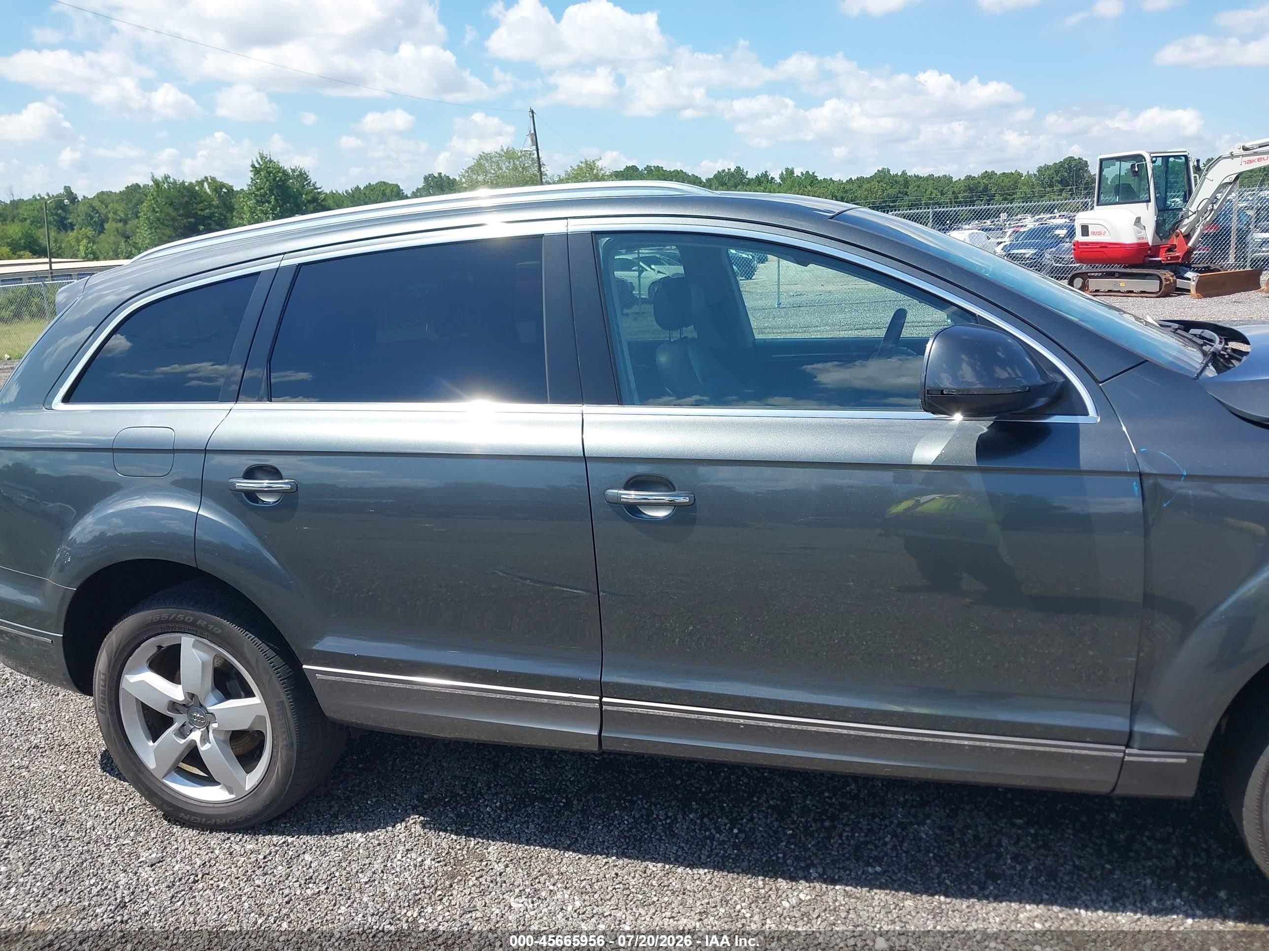 2012 Audi Q7 3.0 Tdi Premium Gray vin: WA1LMAFE4CD007499