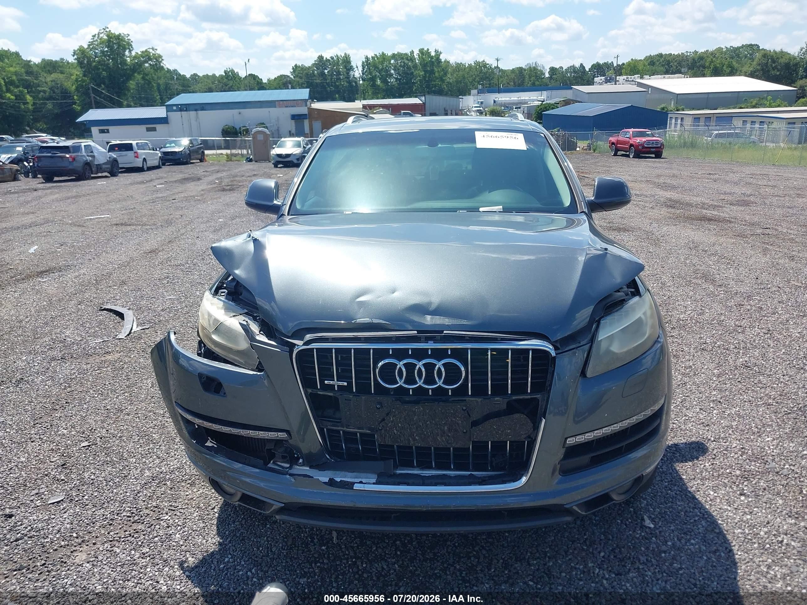2012 Audi Q7 3.0 Tdi Premium Gray vin: WA1LMAFE4CD007499