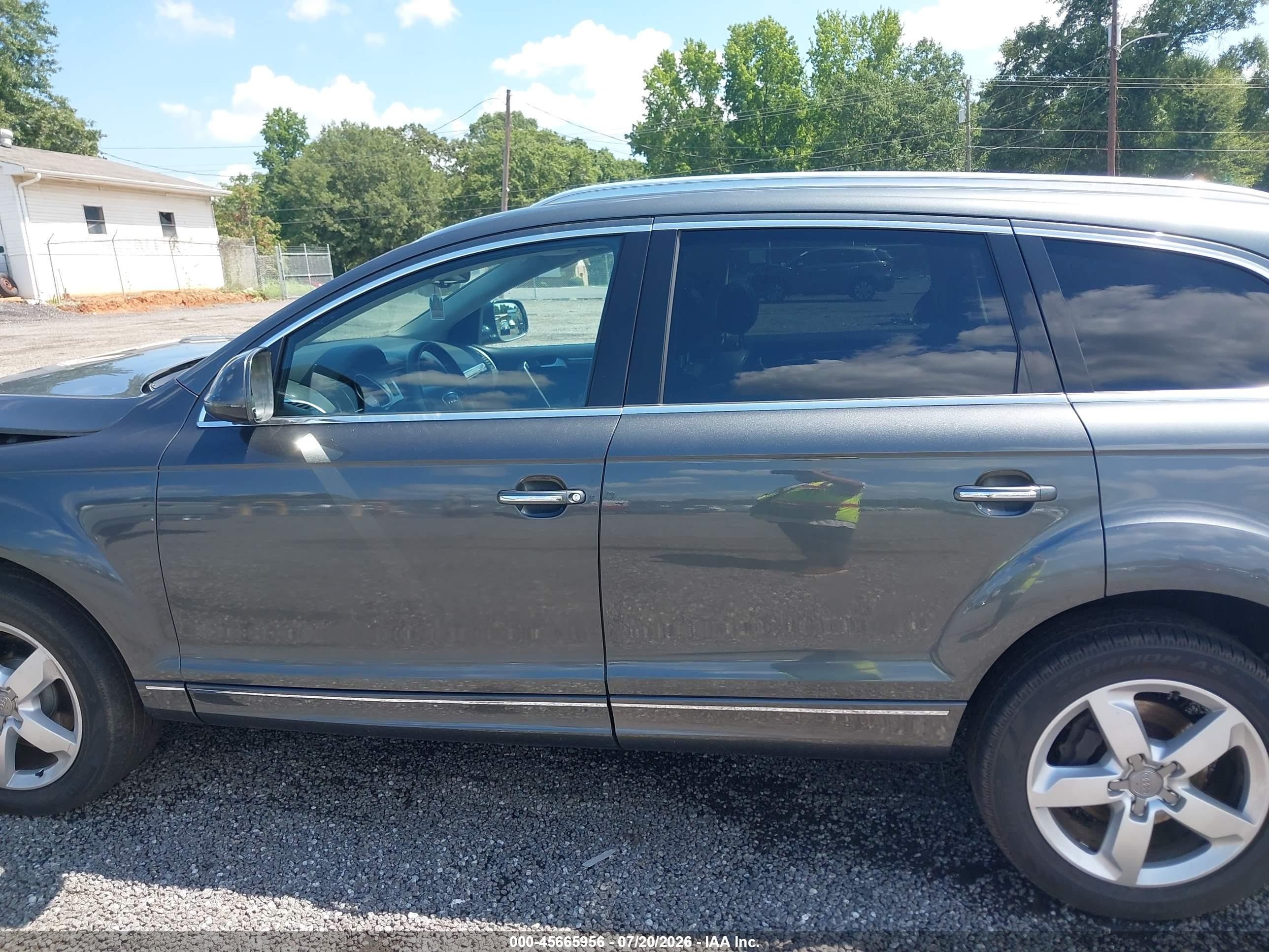 2012 Audi Q7 3.0 Tdi Premium Gray vin: WA1LMAFE4CD007499
