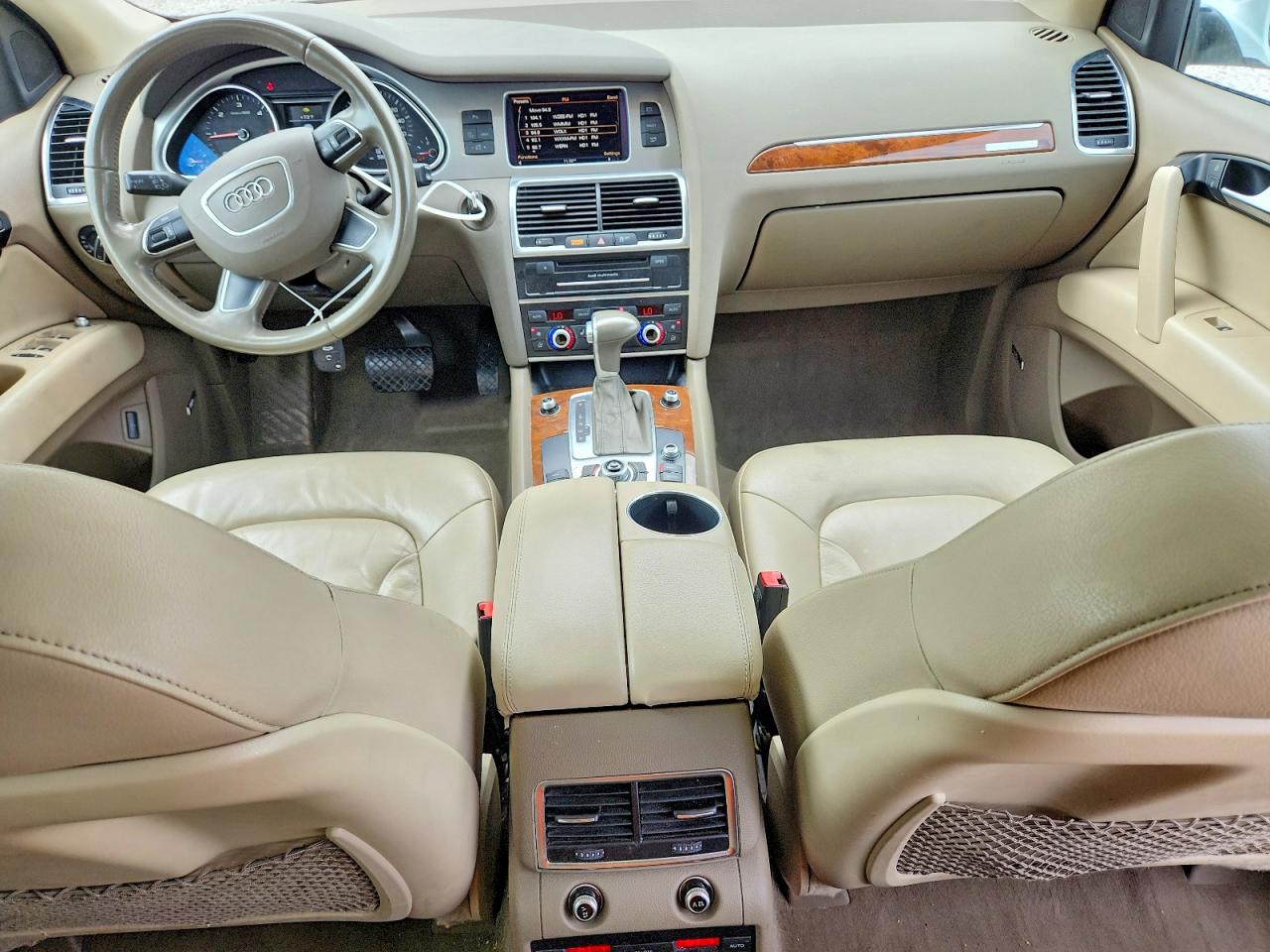 2013 Audi Q7 Premium Plus White vin: WA1LMAFE4DD005298