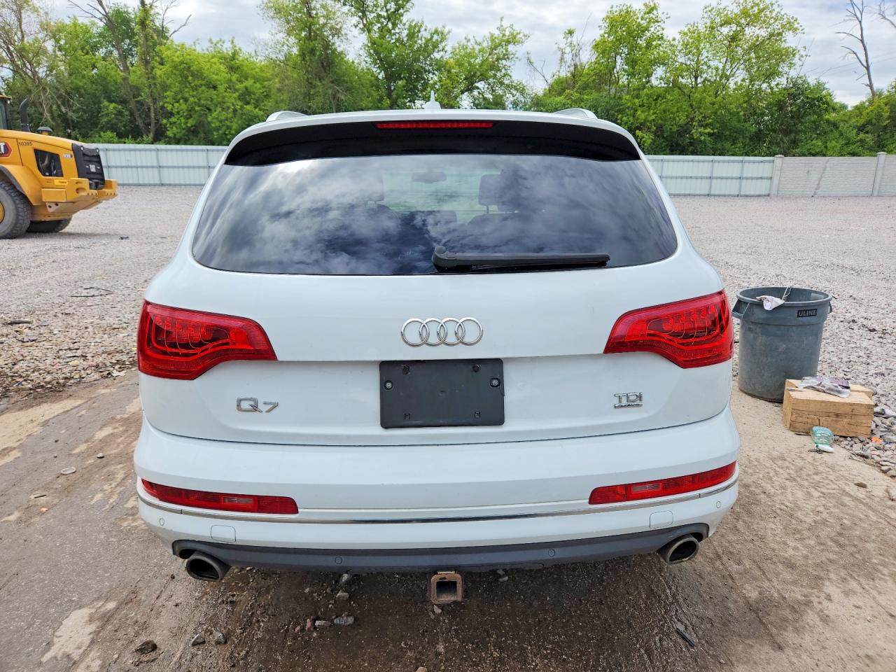 2013 Audi Q7 Premium Plus White vin: WA1LMAFE4DD005298