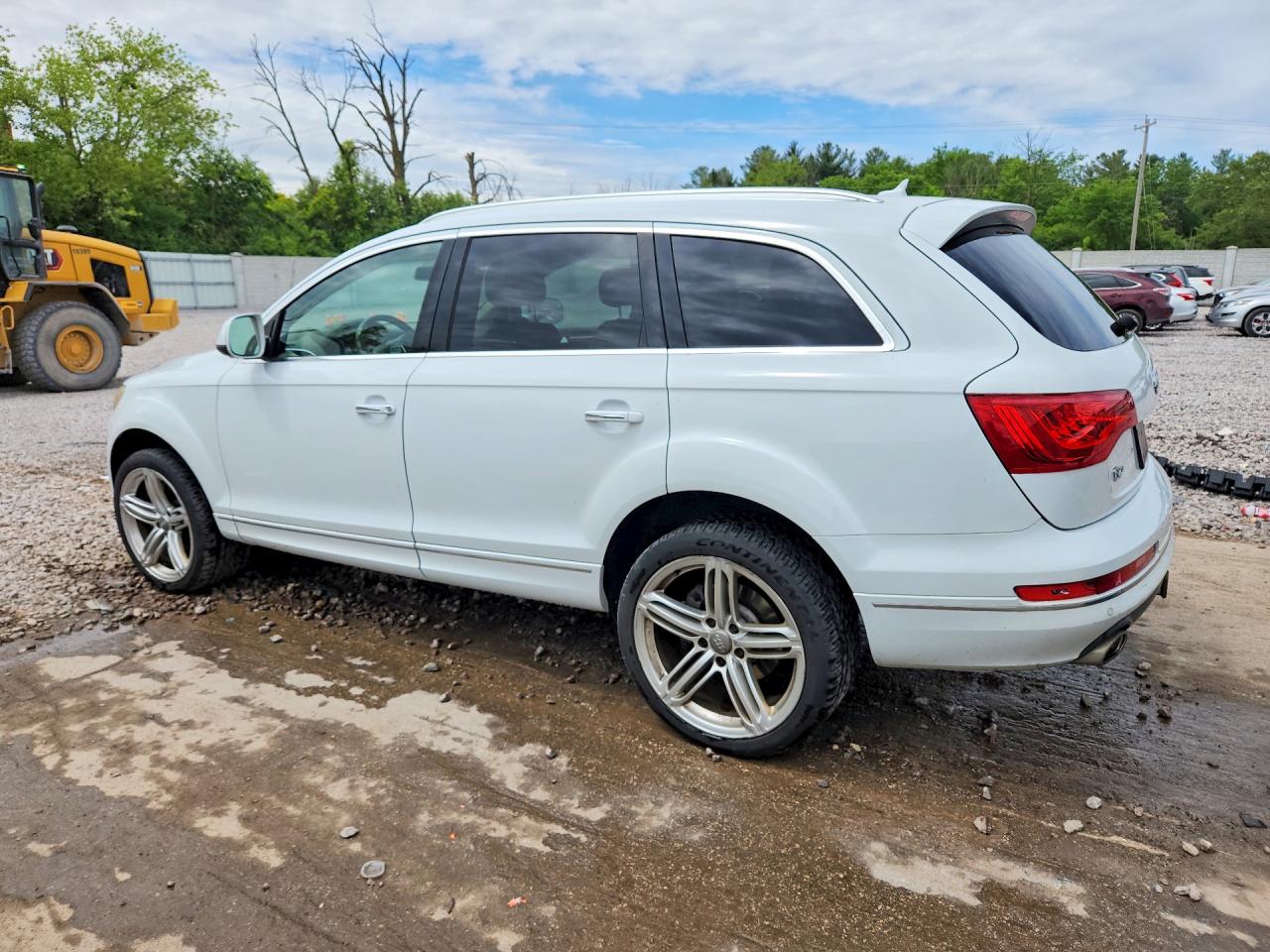 2013 Audi Q7 Premium Plus White vin: WA1LMAFE4DD005298