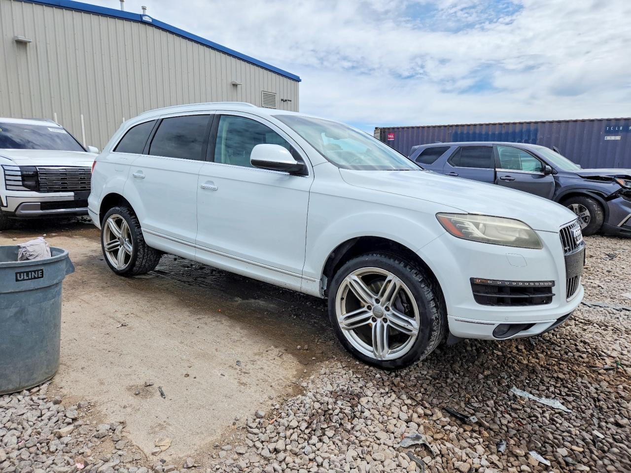 2013 Audi Q7 Premium Plus White vin: WA1LMAFE4DD005298