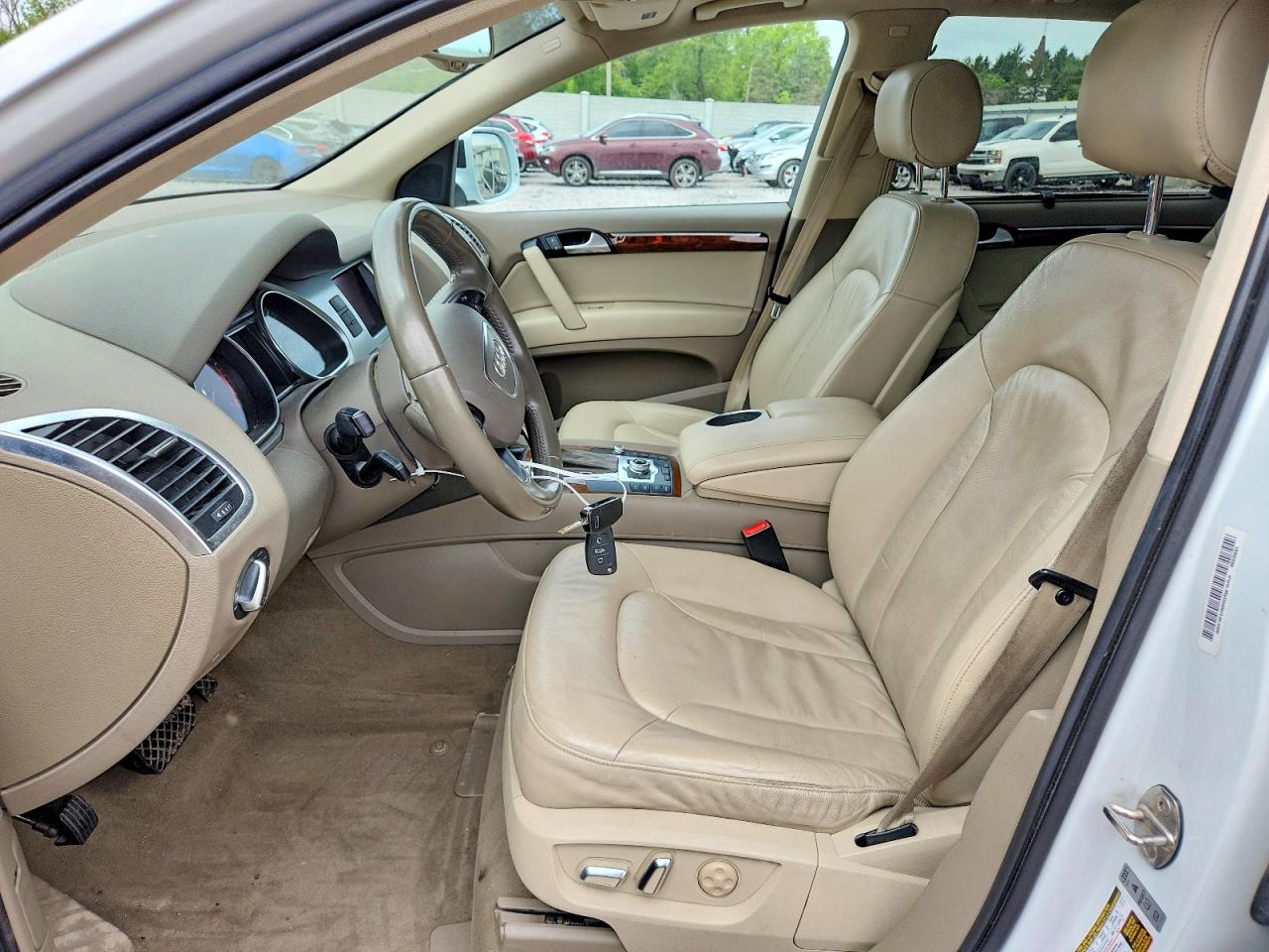 2013 Audi Q7 Premium Plus White vin: WA1LMAFE4DD005298