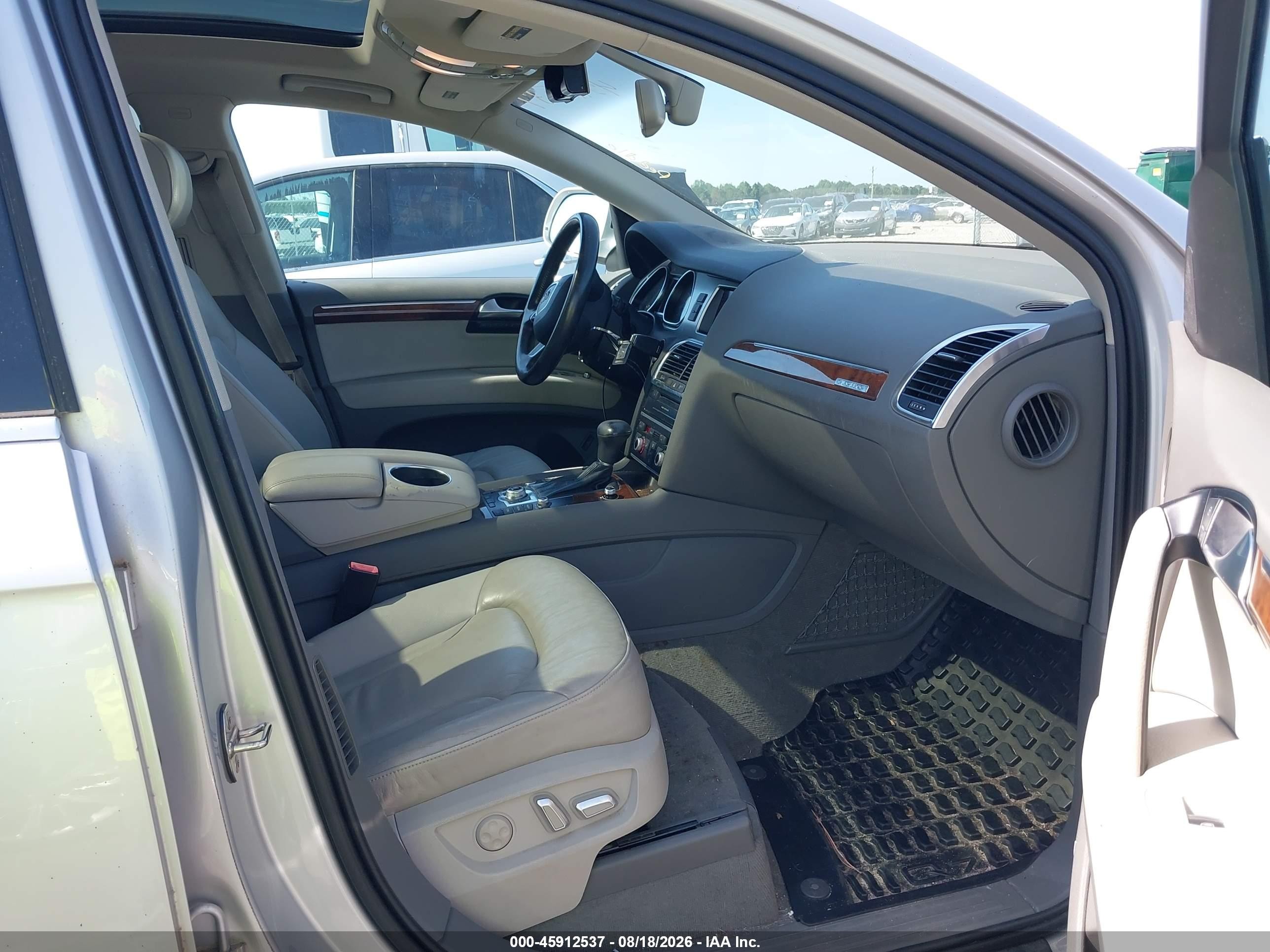 2014 Audi Q7 3.0 Tdi Premium Silver vin: WA1LMAFE4ED001897