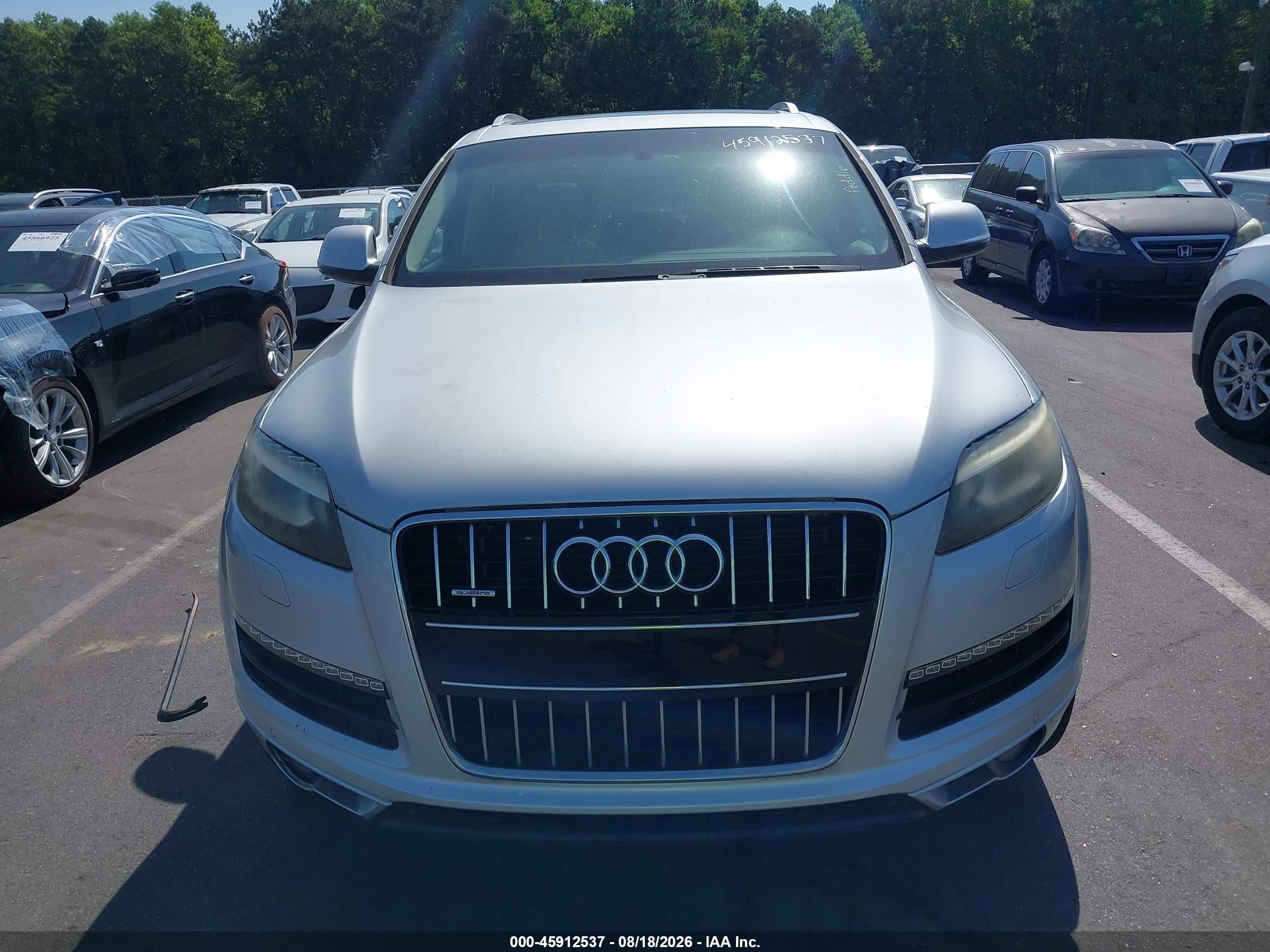 2014 Audi Q7 3.0 Tdi Premium Silver vin: WA1LMAFE4ED001897