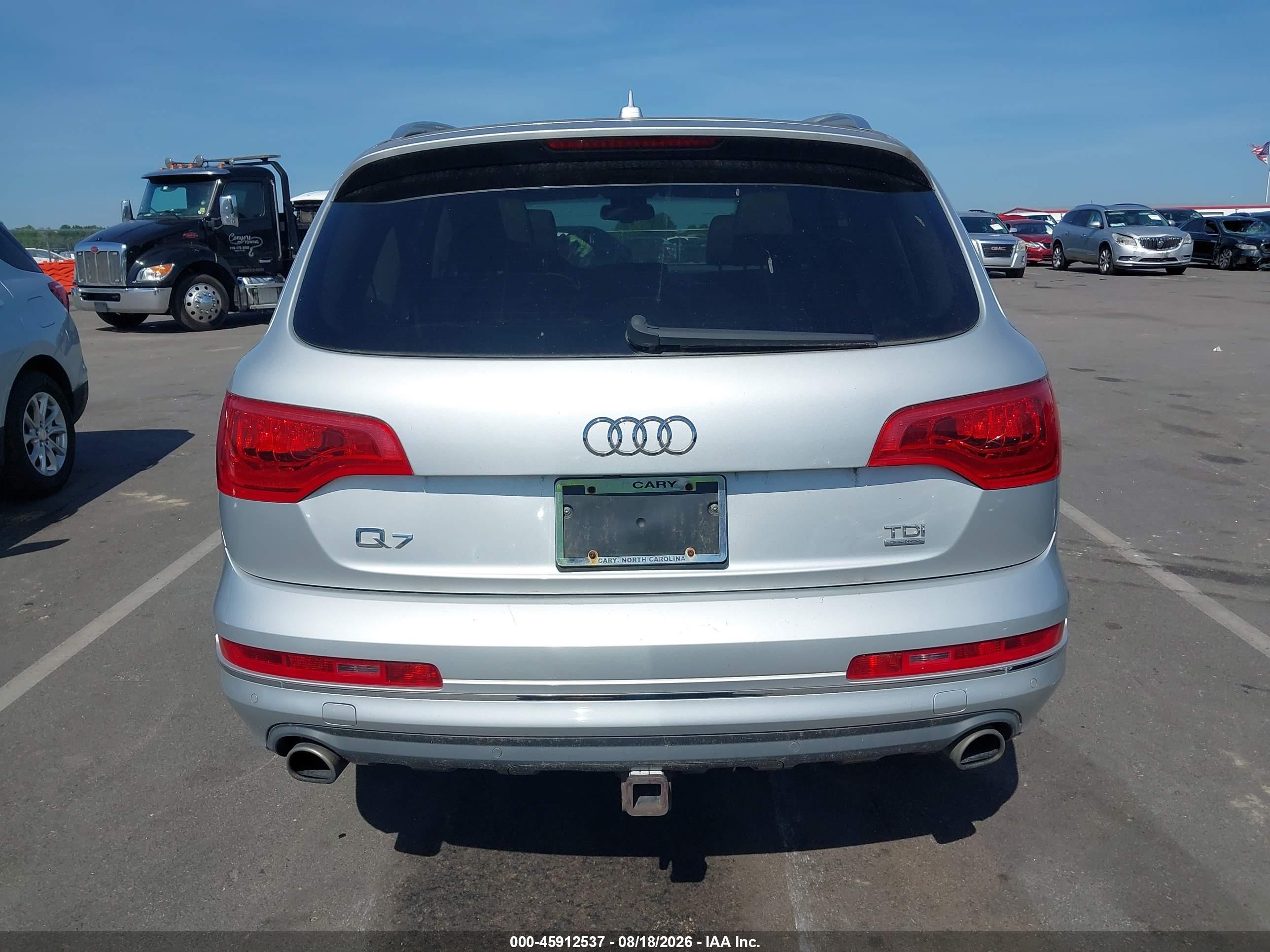 2014 Audi Q7 3.0 Tdi Premium Silver vin: WA1LMAFE4ED001897
