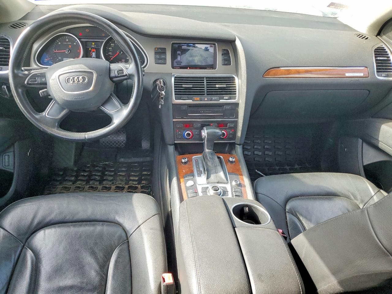 2015 Audi Q7 Tdi Premium Plus Black vin: WA1LMAFE4FD025280