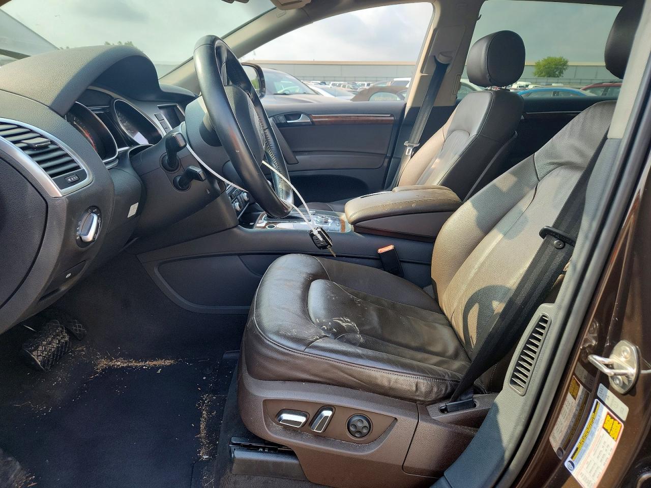 2013 Audi Q7 Premium Plus Brown vin: WA1LMAFE5DD014169