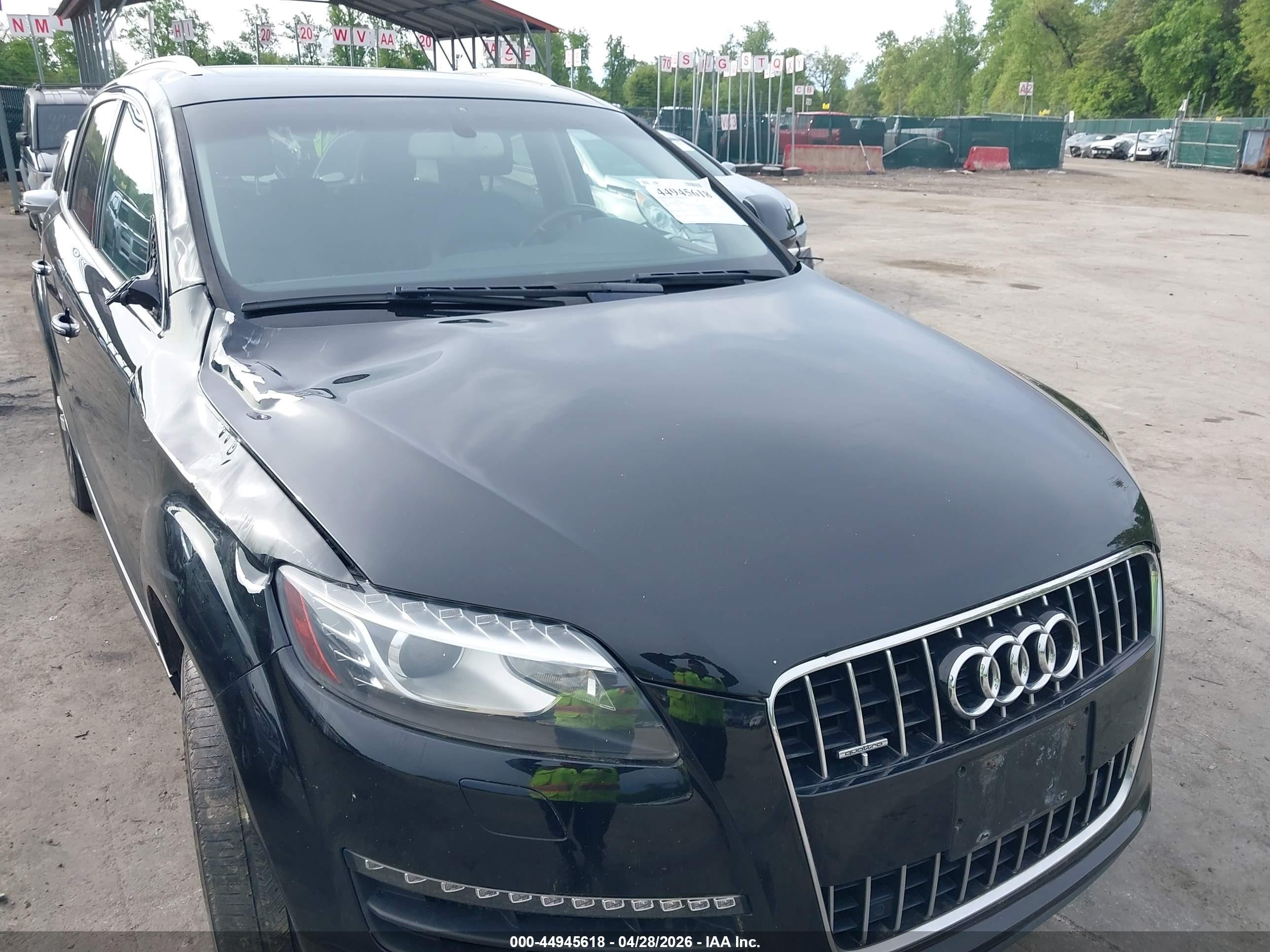 2014 Audi Q7 3.0 Tdi Premium Black vin: WA1LMAFE5ED001679