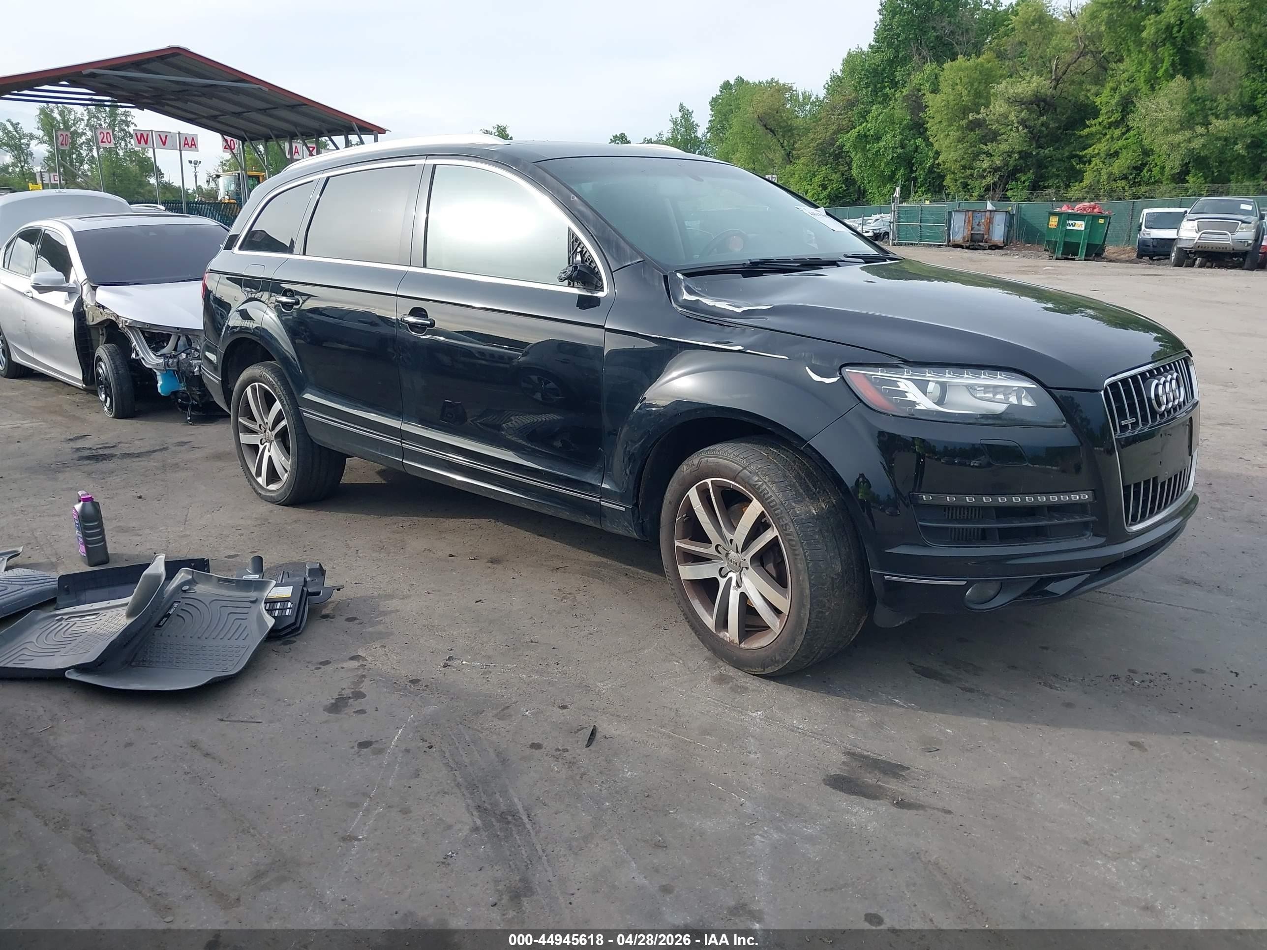 2014 Audi Q7 3.0 Tdi Premium Black vin: WA1LMAFE5ED001679
