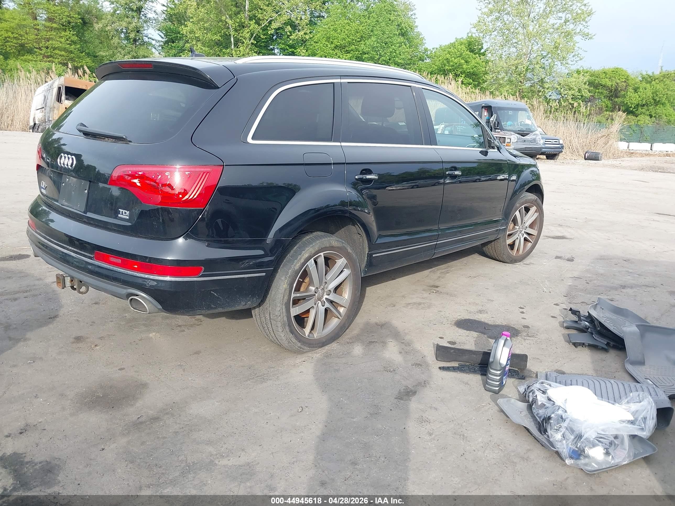 2014 Audi Q7 3.0 Tdi Premium Black vin: WA1LMAFE5ED001679