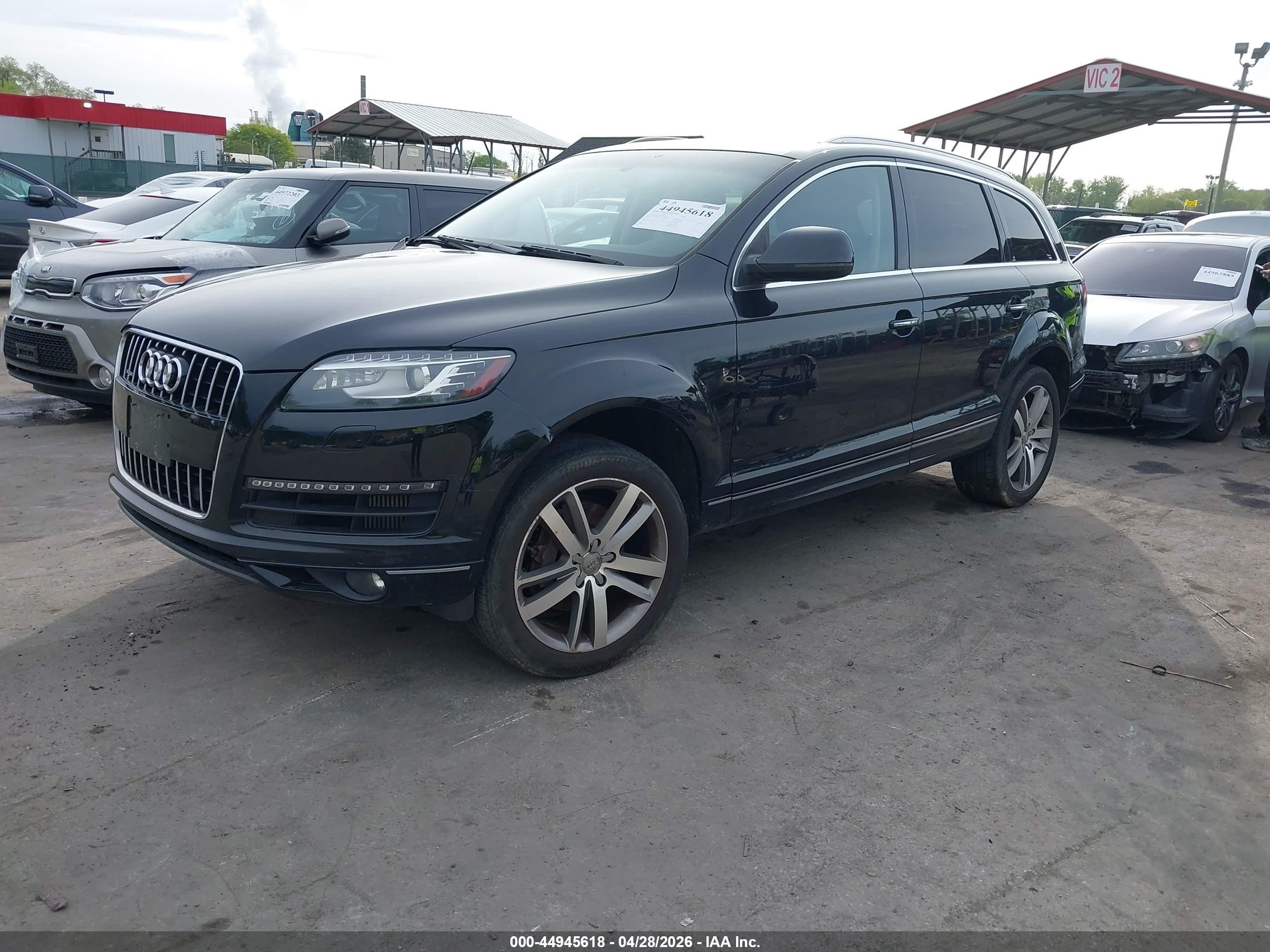 2014 Audi Q7 3.0 Tdi Premium Black vin: WA1LMAFE5ED001679