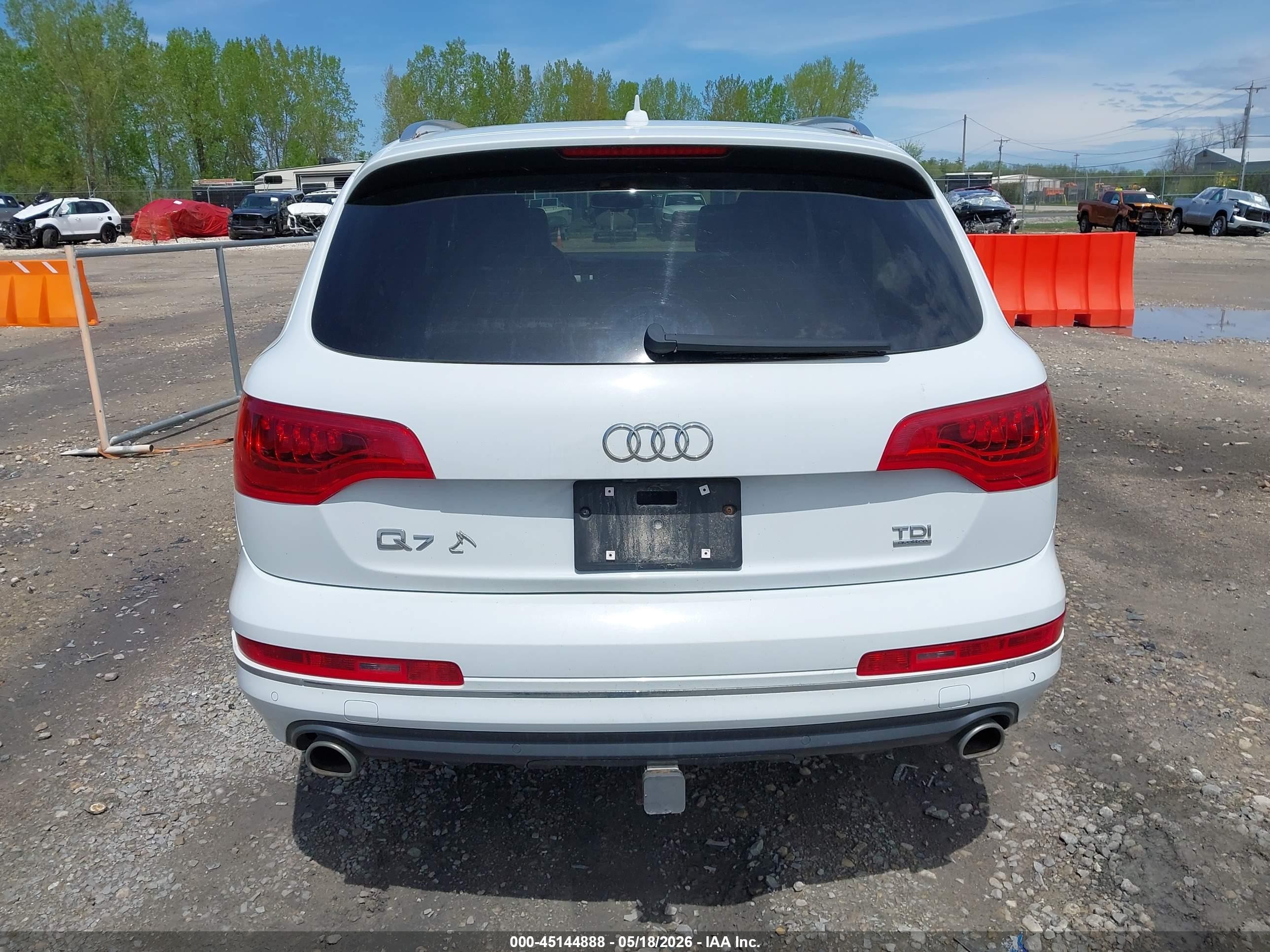 2015 Audi Q7 3.0 Tdi Premium White vin: WA1LMAFE5FD006866