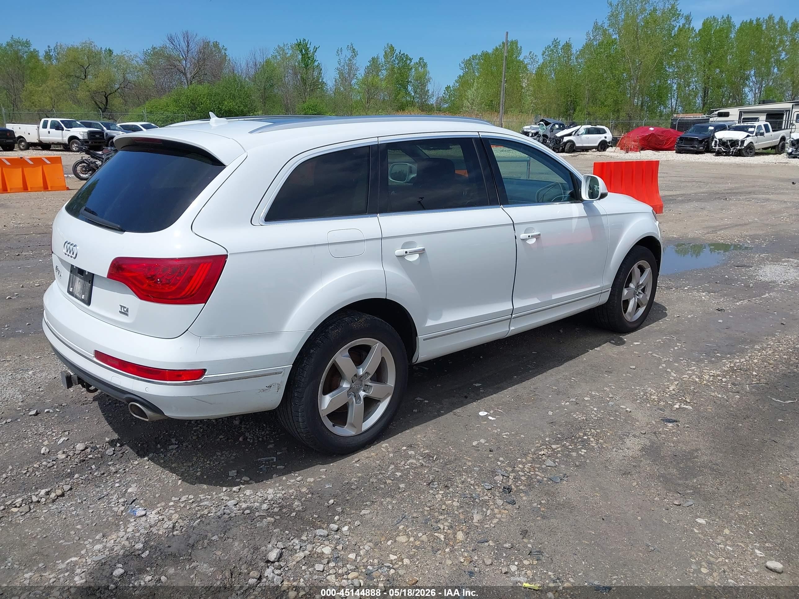 2015 Audi Q7 3.0 Tdi Premium White vin: WA1LMAFE5FD006866
