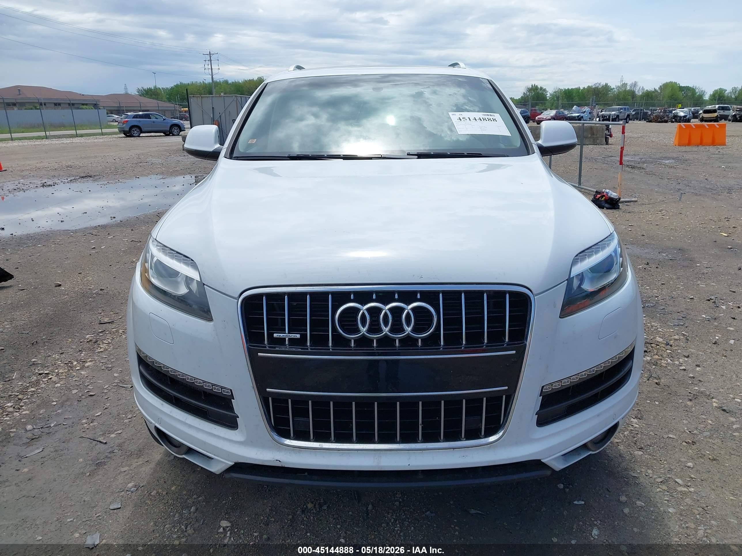 2015 Audi Q7 3.0 Tdi Premium White vin: WA1LMAFE5FD006866