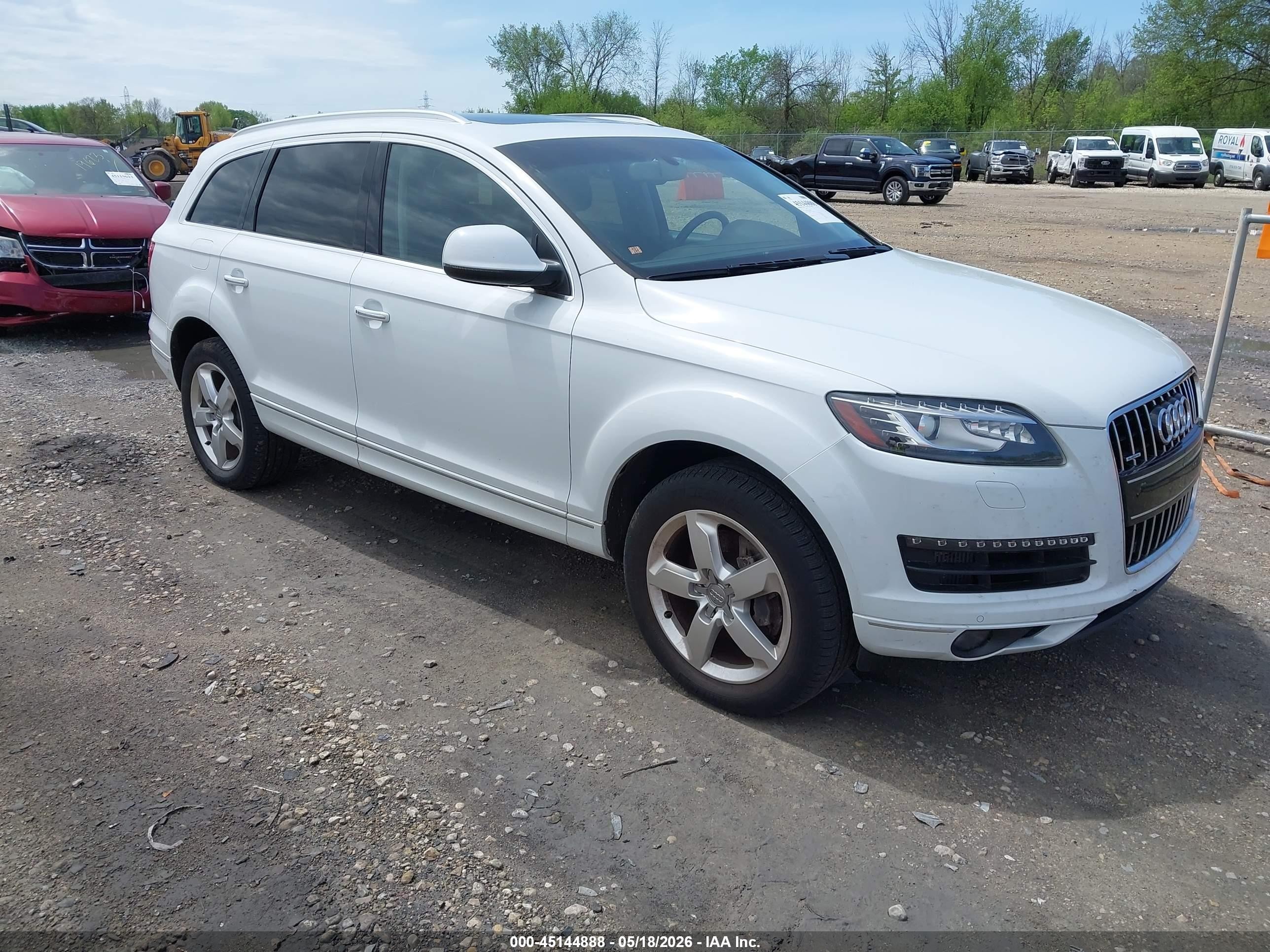 2015 Audi Q7 3.0 Tdi Premium White vin: WA1LMAFE5FD006866