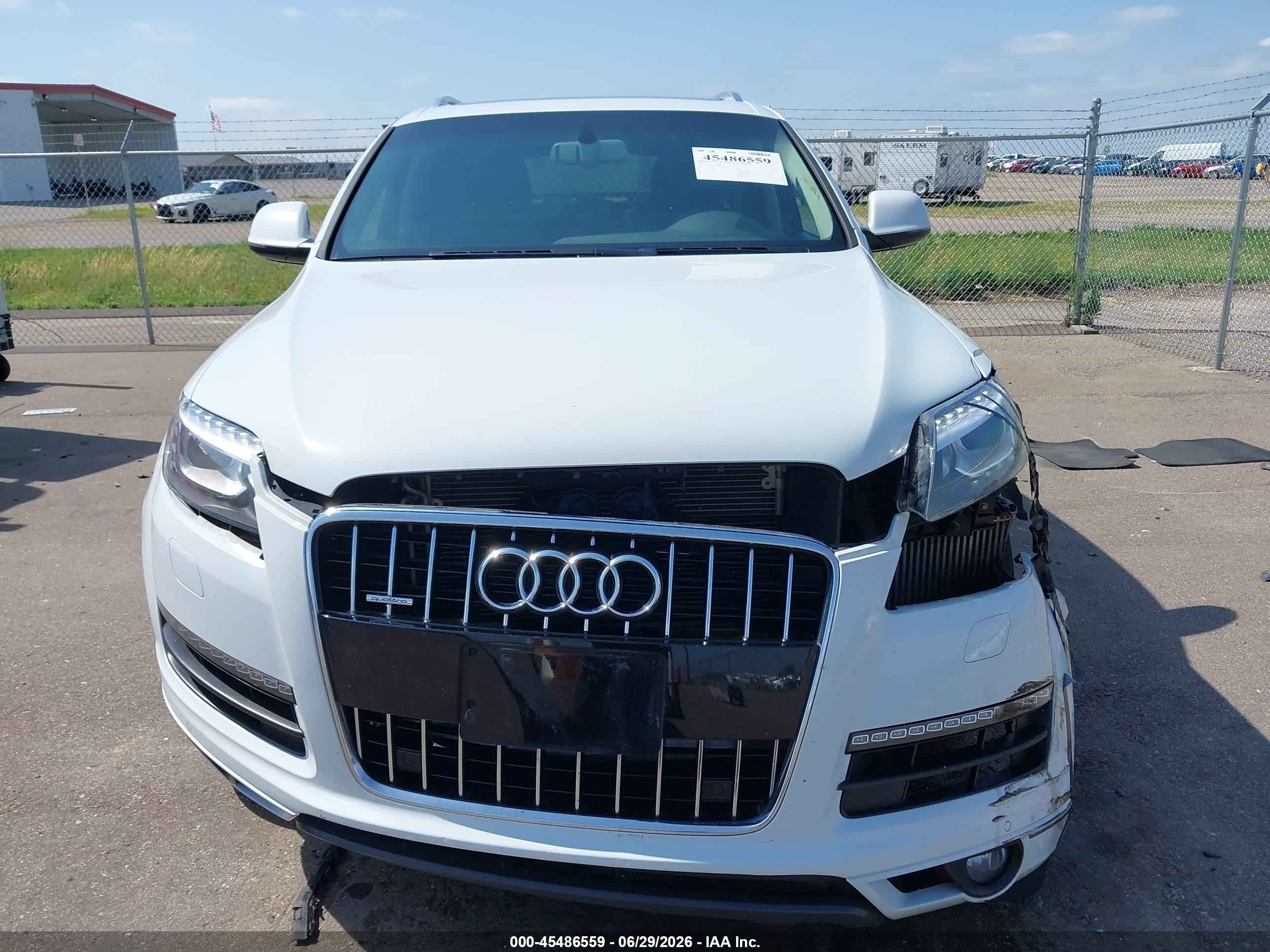 2015 Audi Q7 3.0 Tdi Premium White vin: WA1LMAFE5FD011226
