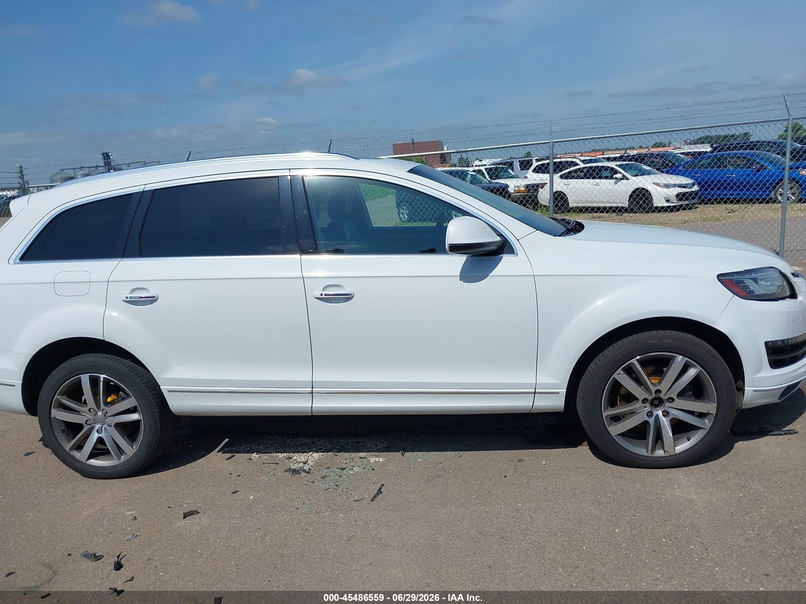 2015 Audi Q7 3.0 Tdi Premium White vin: WA1LMAFE5FD011226