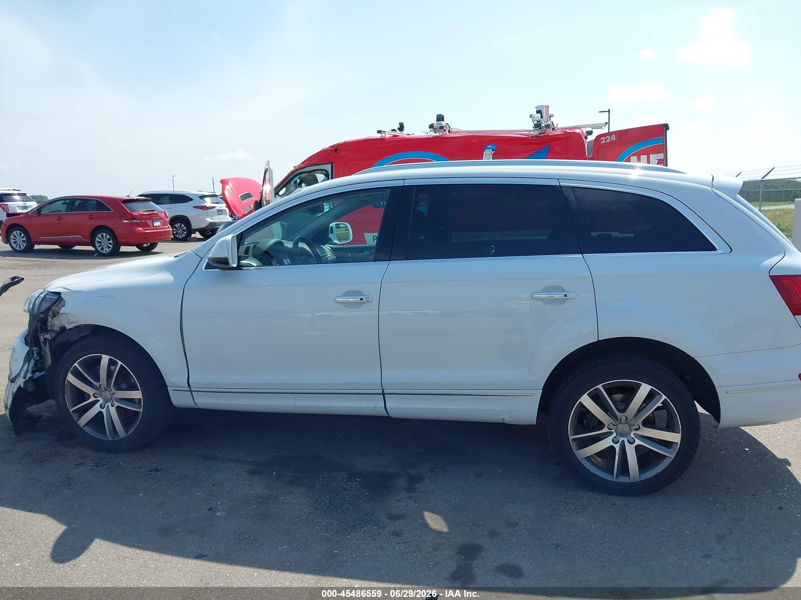 2015 Audi Q7 3.0 Tdi Premium White vin: WA1LMAFE5FD011226
