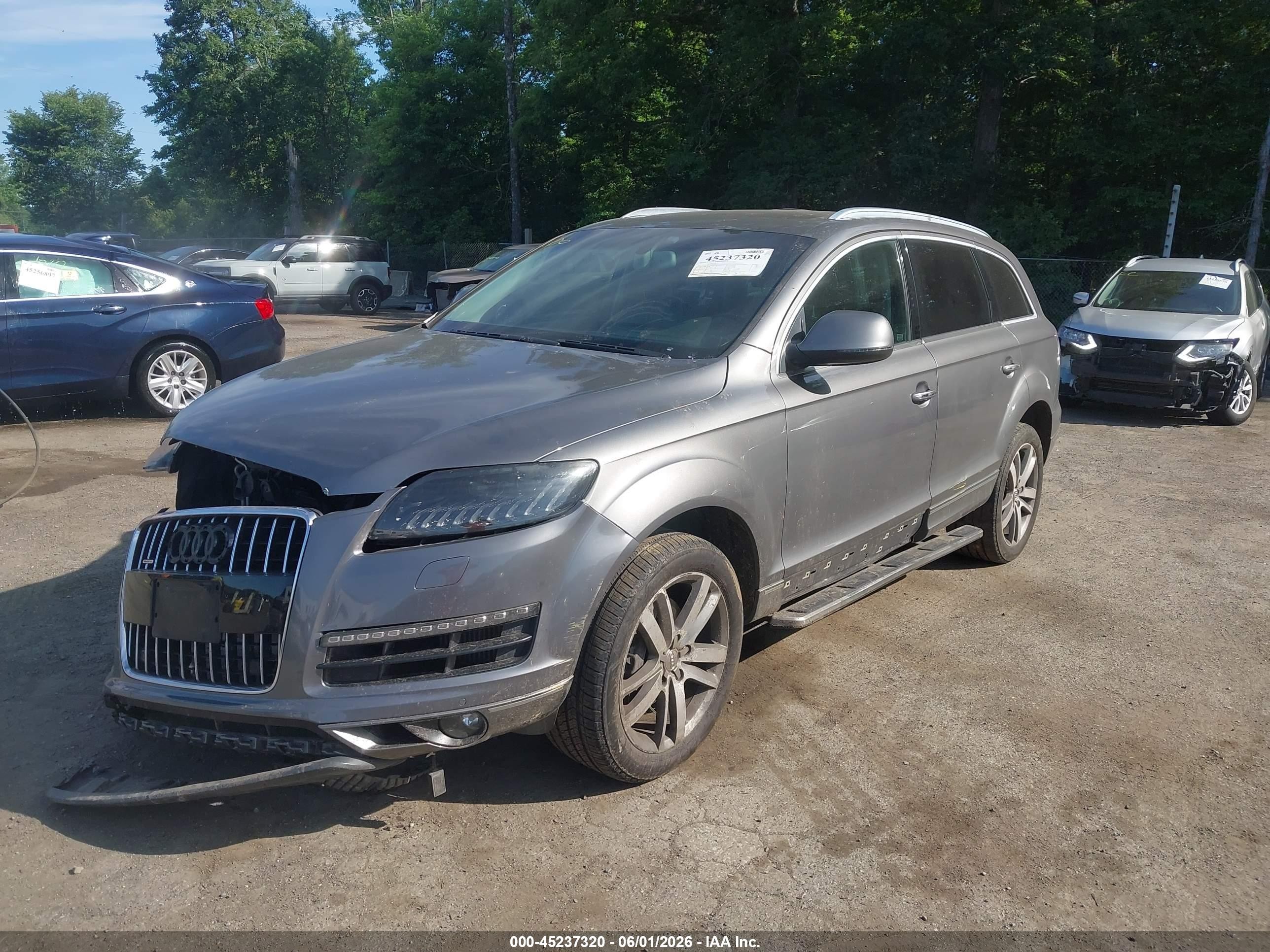 2011 Audi Q7 3.0 Tdi Premium Gray vin: WA1LMAFE6BD001346