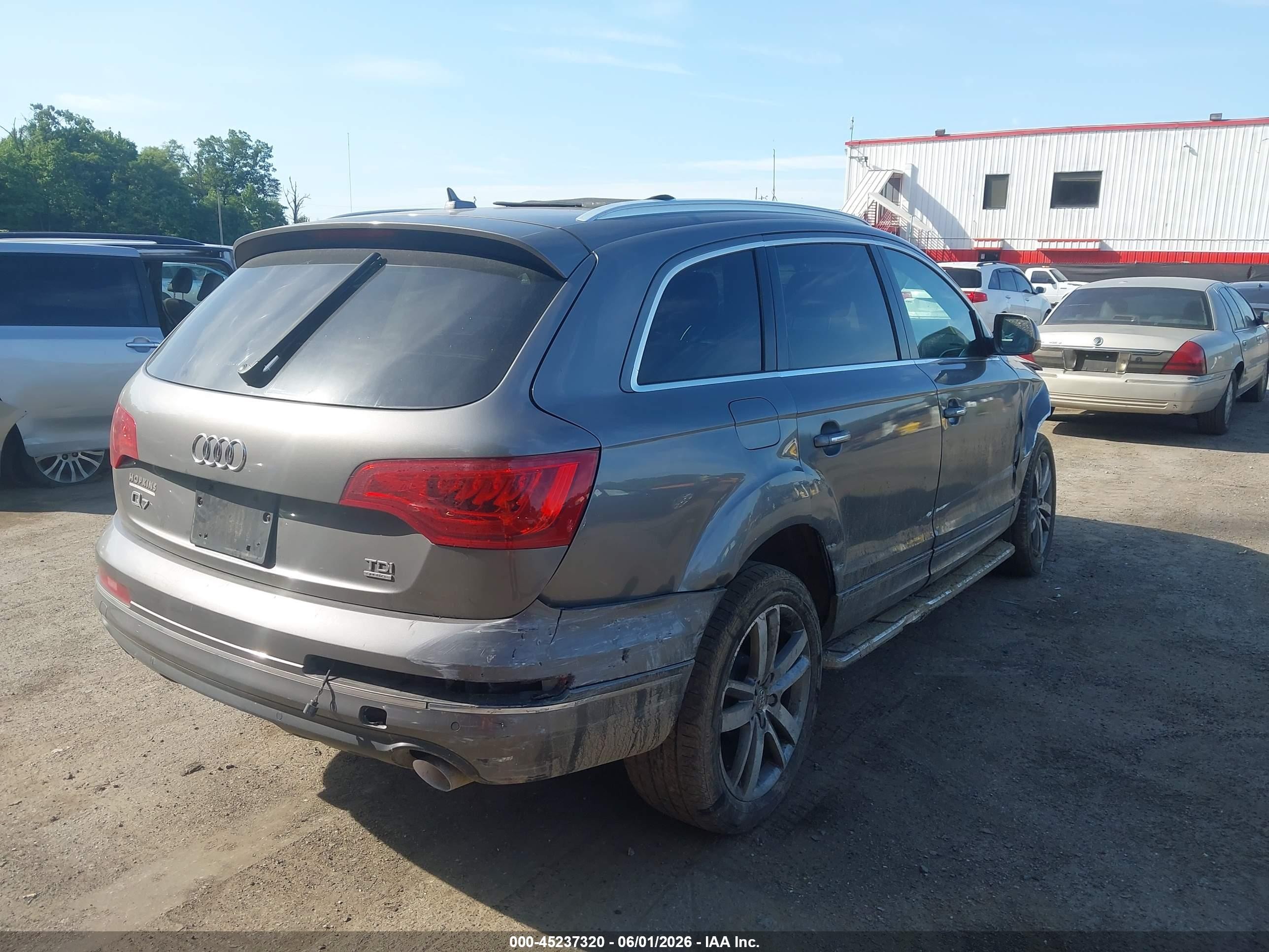 2011 Audi Q7 3.0 Tdi Premium Gray vin: WA1LMAFE6BD001346