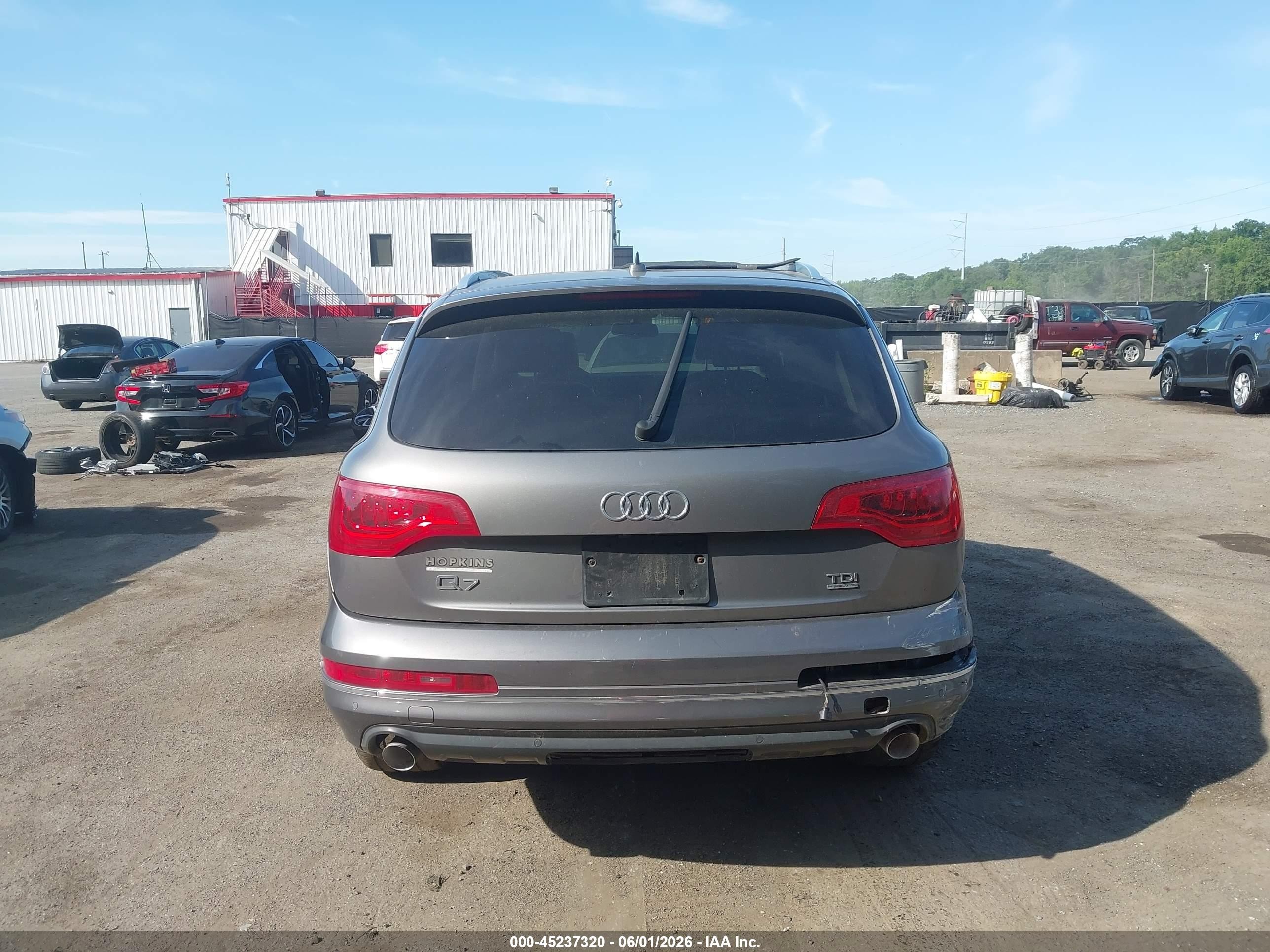 2011 Audi Q7 3.0 Tdi Premium Gray vin: WA1LMAFE6BD001346