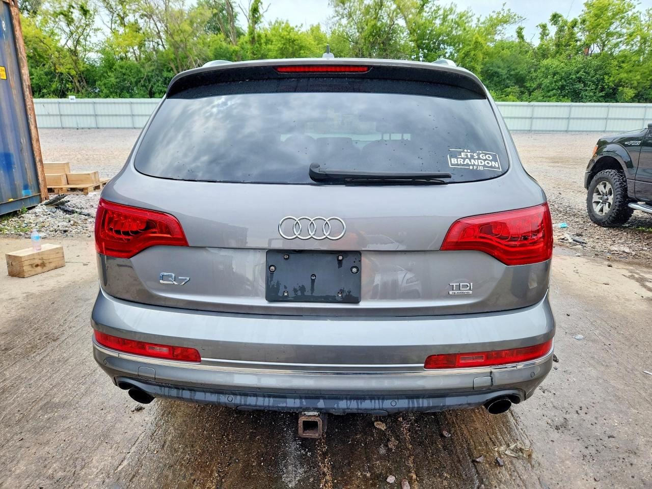 2011 Audi Q7 Premium Plus Gray vin: WA1LMAFE6BD004909