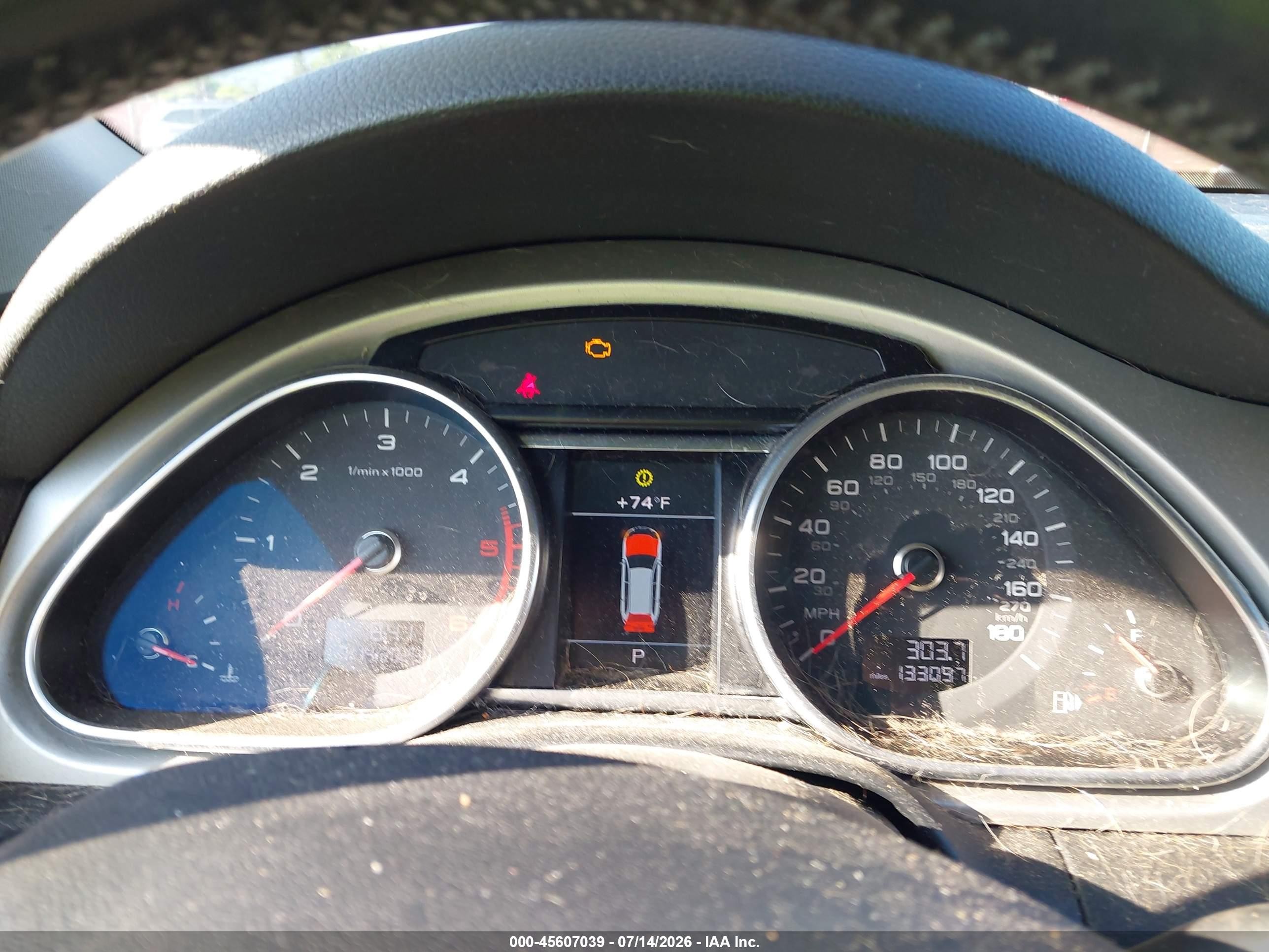 2012 Audi Q7 3.0 Tdi Premium Gray vin: WA1LMAFE6CD008203