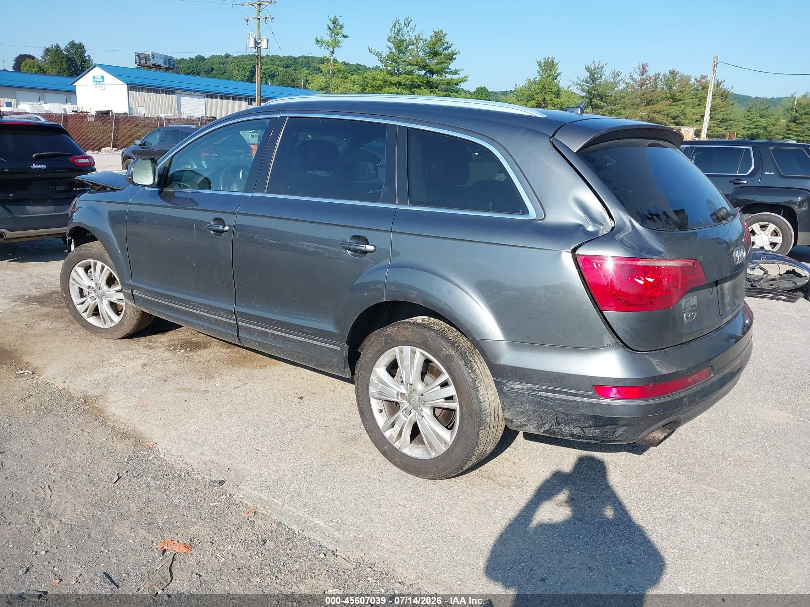 2012 Audi Q7 3.0 Tdi Premium Gray vin: WA1LMAFE6CD008203