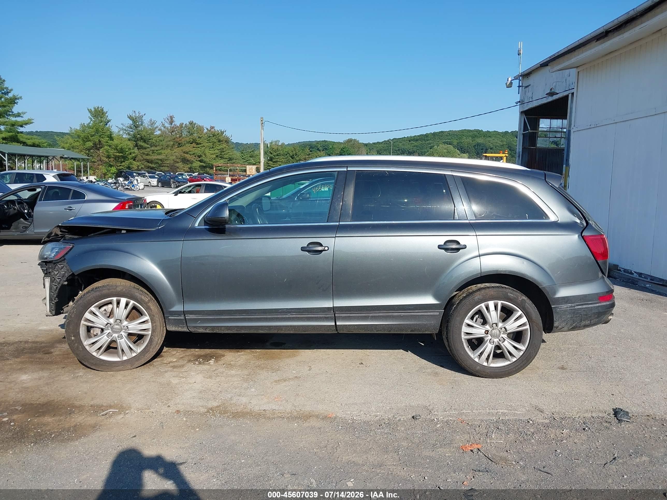 2012 Audi Q7 3.0 Tdi Premium Gray vin: WA1LMAFE6CD008203