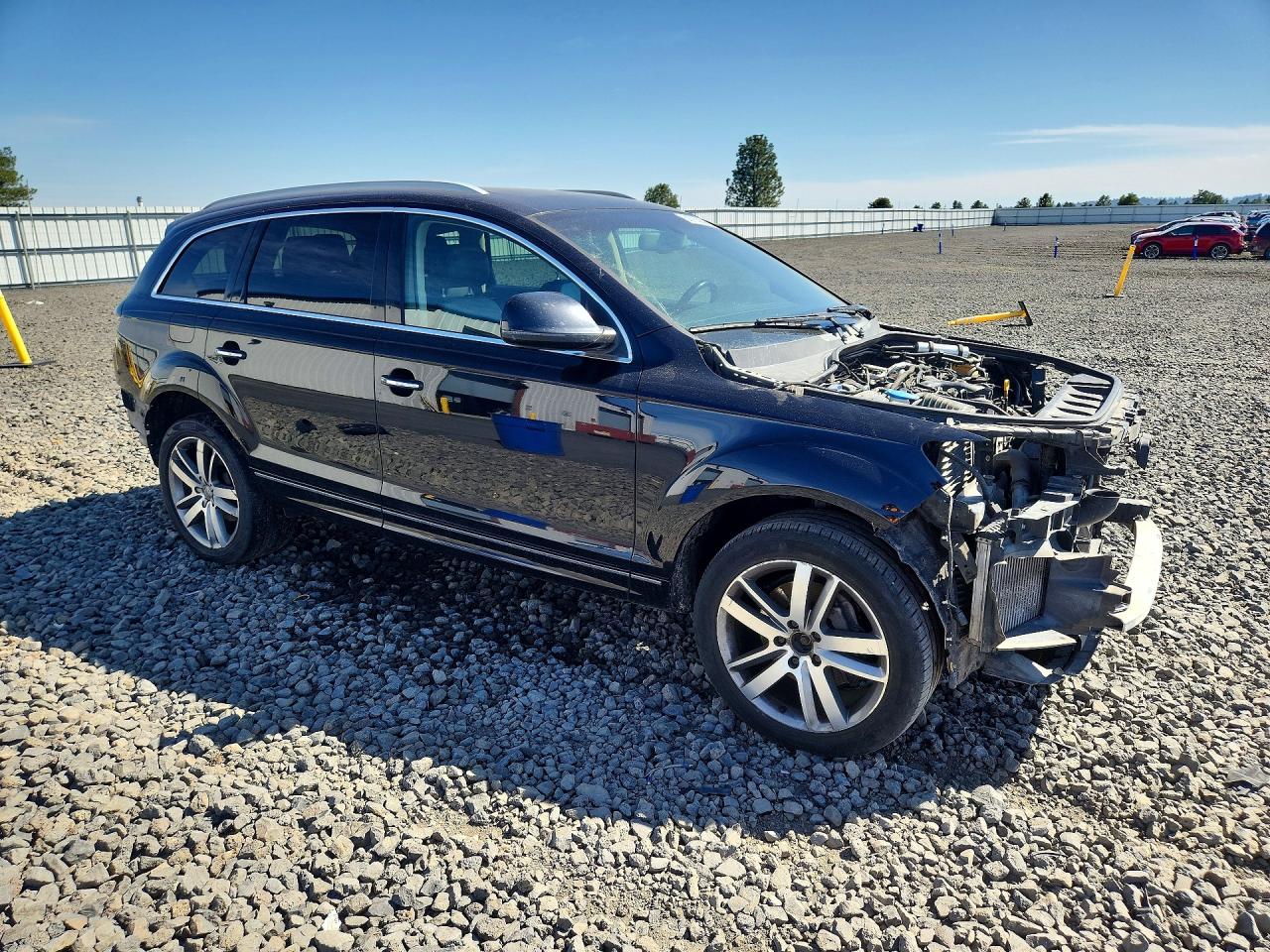 2014 Audi Q7 Premium Plus Black vin: WA1LMAFE6ED004008