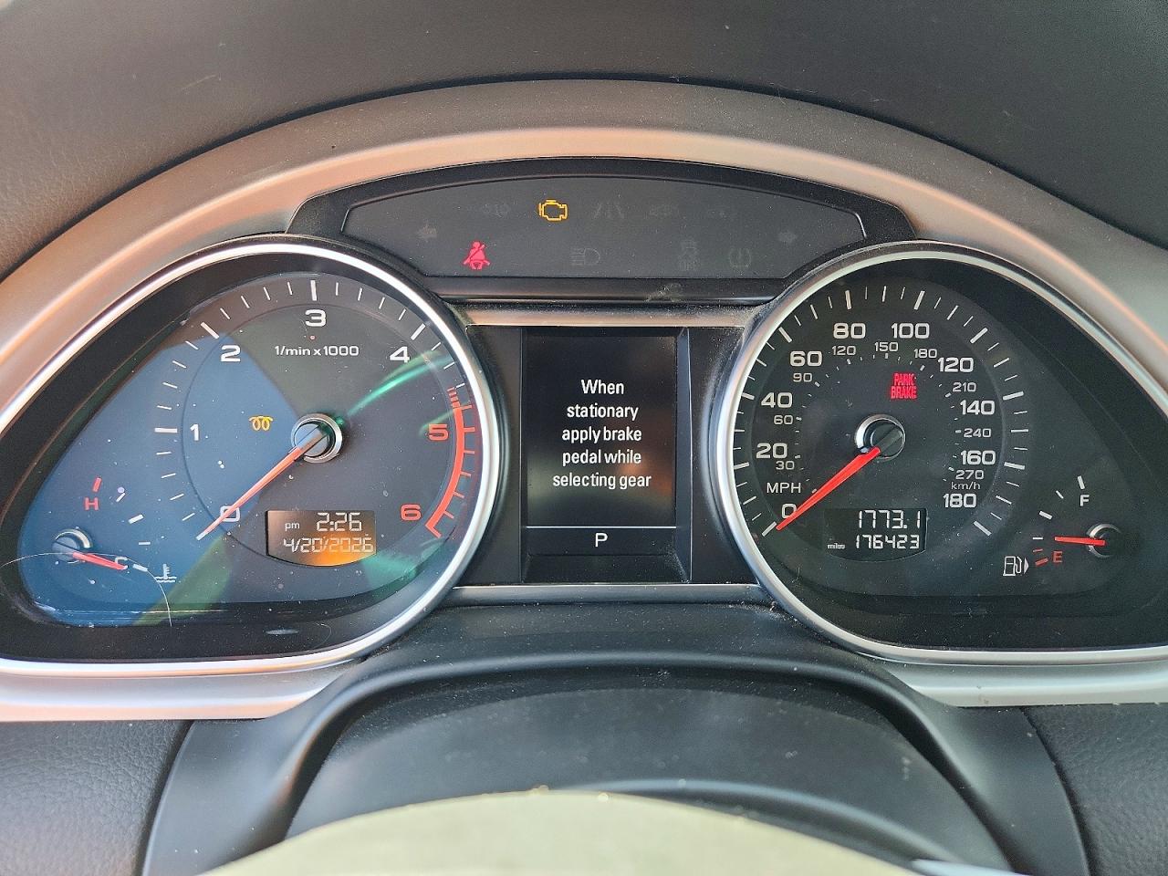 2014 Audi Q7 Premium Plus Black vin: WA1LMAFE6ED004008