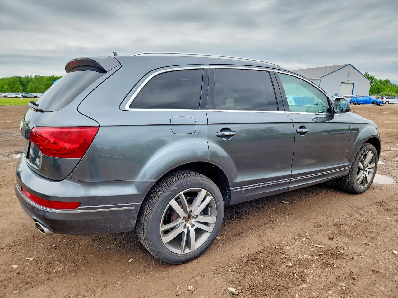 2015 Audi Q7 Tdi Premium Plus Gray vin: WA1LMAFE6FD027421