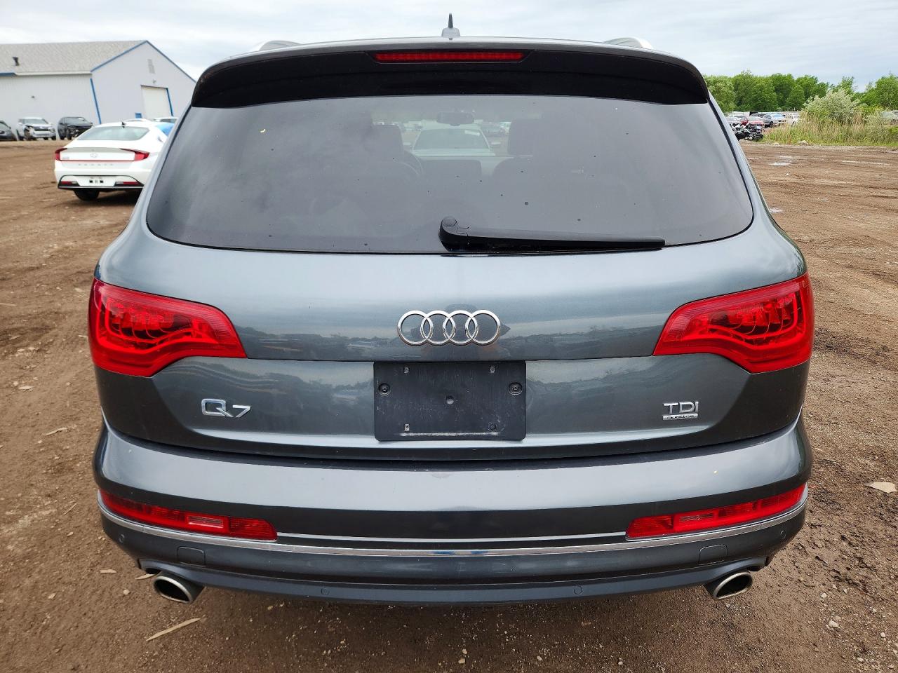 2015 Audi Q7 Tdi Premium Plus Gray vin: WA1LMAFE6FD027421