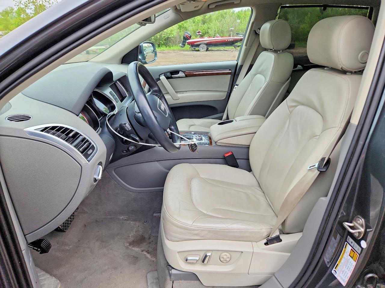 2015 Audi Q7 Tdi Premium Plus Gray vin: WA1LMAFE6FD027421